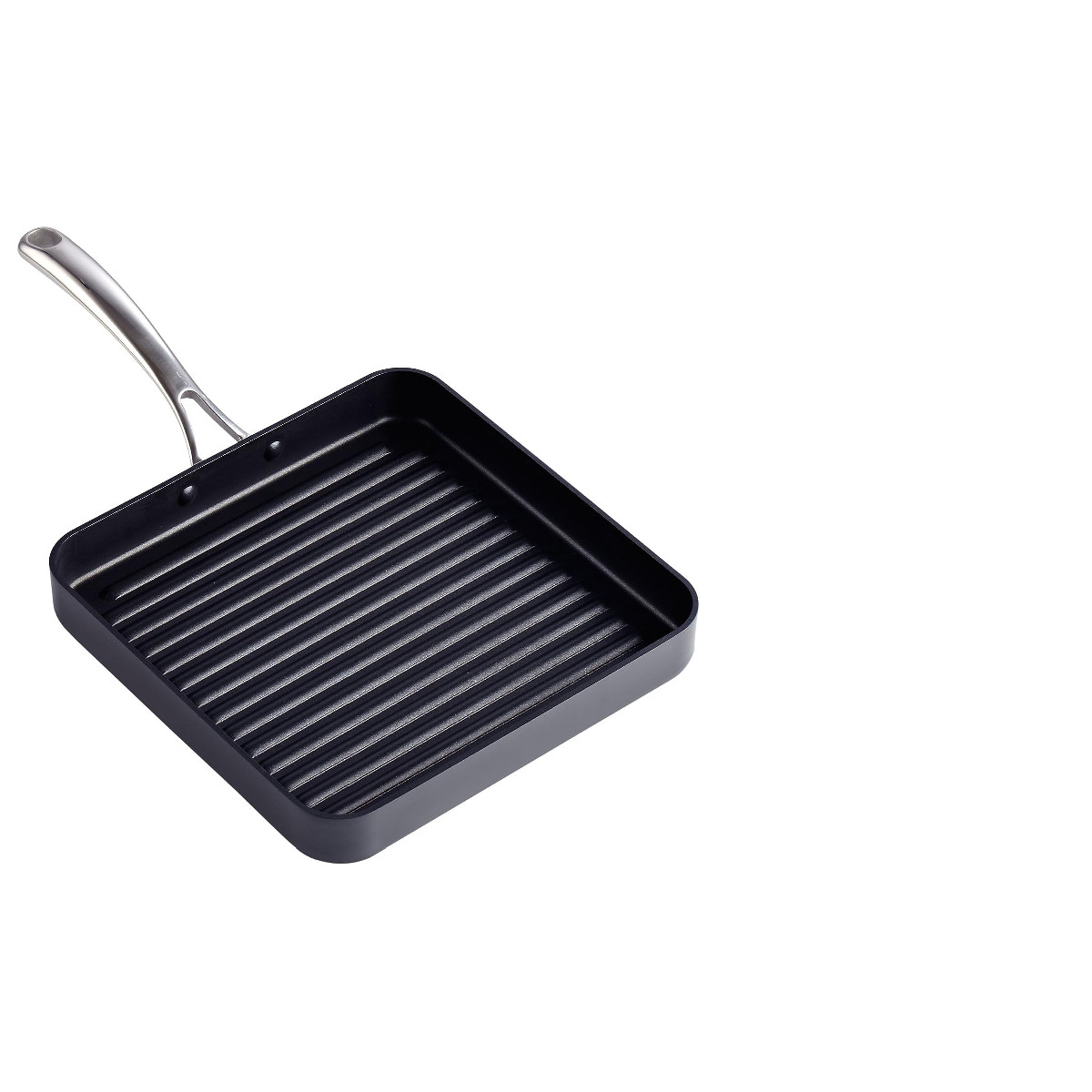 Cooks Standard 11-Inch Square Nonstick Grill Pan For Stovetop 02540