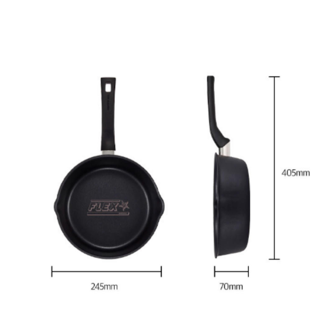 HAPPYCALL Flex Pan Wide IH 22cm Super Non-Stick Coating Multi Pan Saucepan Wok