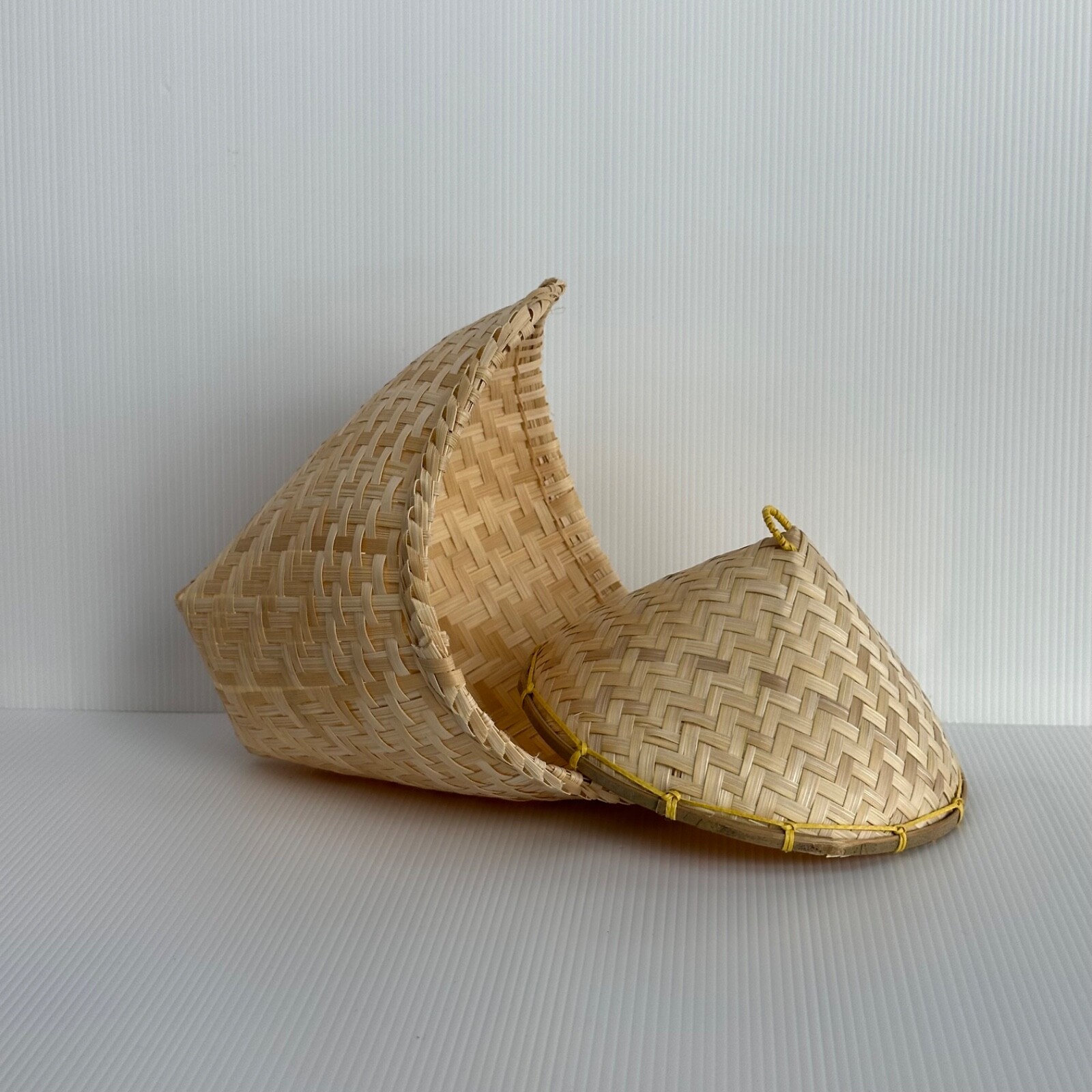 Sticky Rice Cooking Set 6 Pcs | Handmade Bamboo Basket & Thai-Lao Steamer