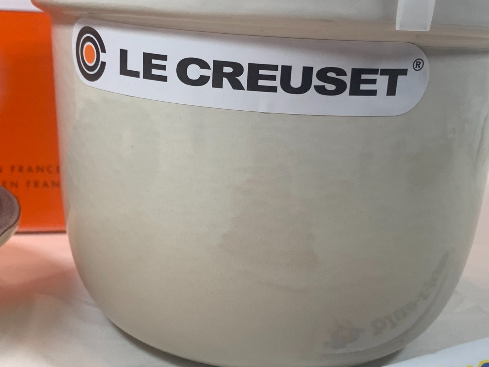 Le Creuset Cocotte Every Rice Pot 18cm 2.25qt Meringue Enamel Cast Iron