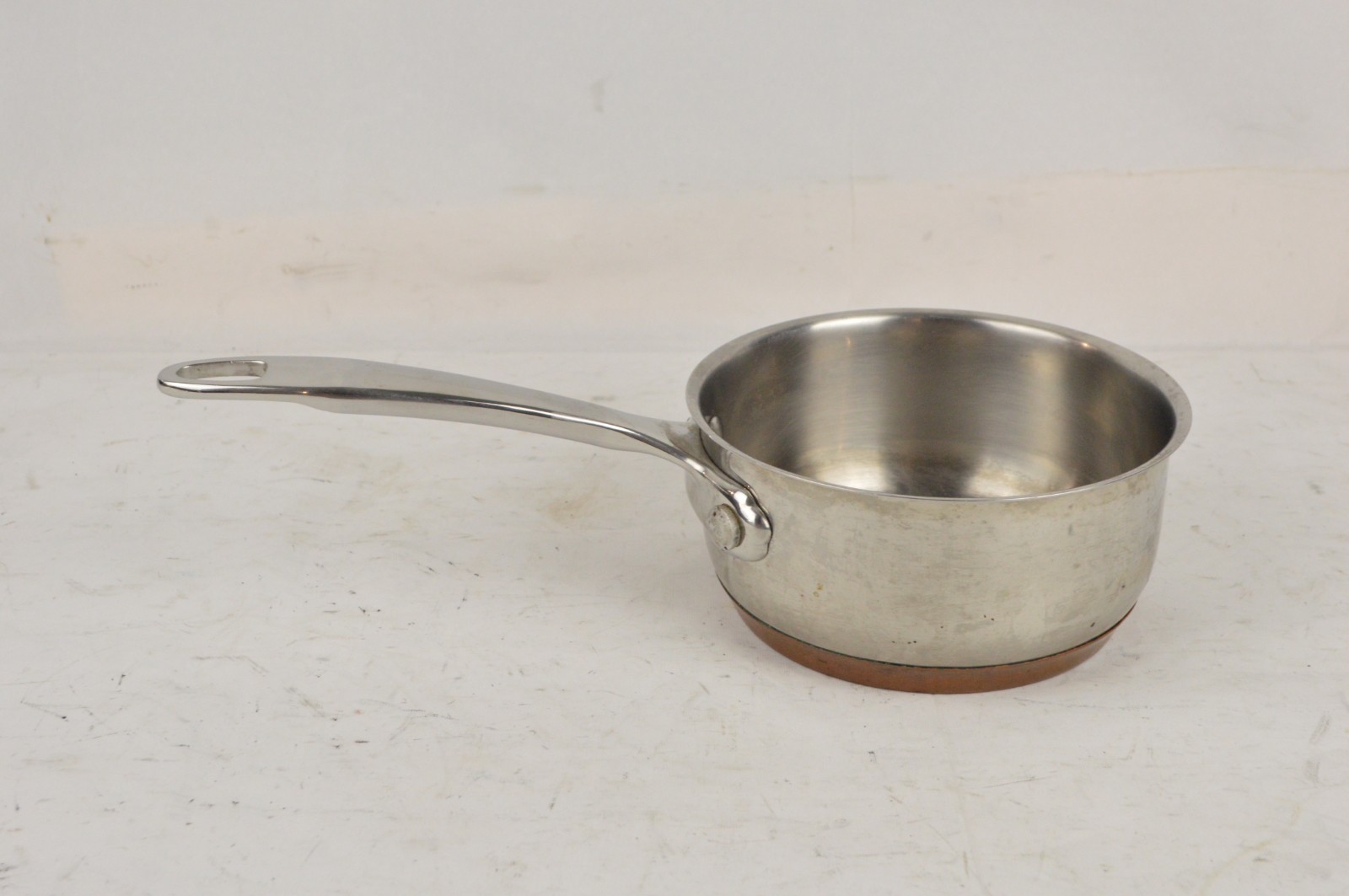 Chefmate 1.5 Qt Stainless Steel Copper Pan Bottom Saucepan 6″ No Lid