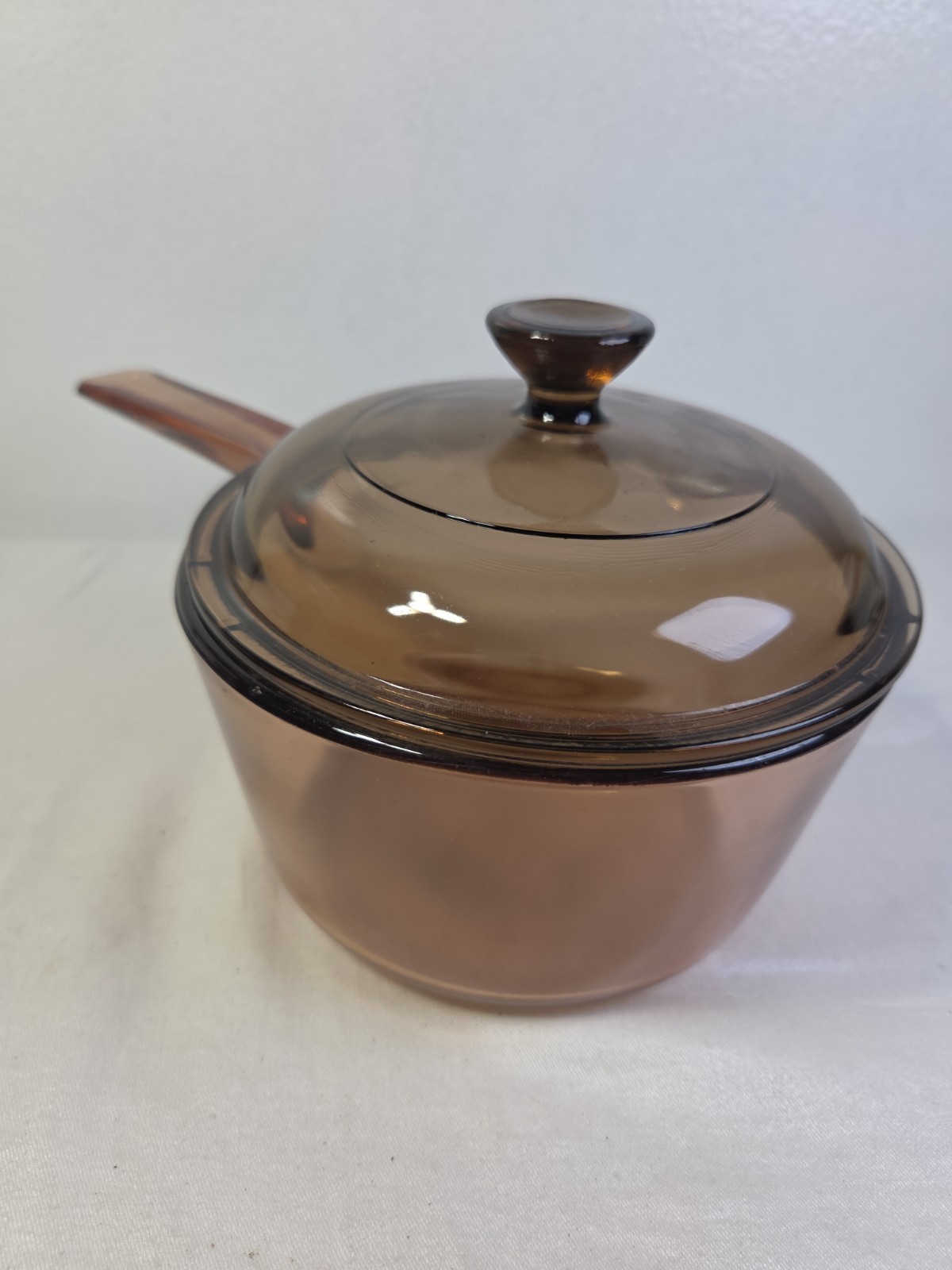 VISIONS Pyrex G.V-1-C Glass Saucepan Brown Transparent With Lid Two-Piece Set