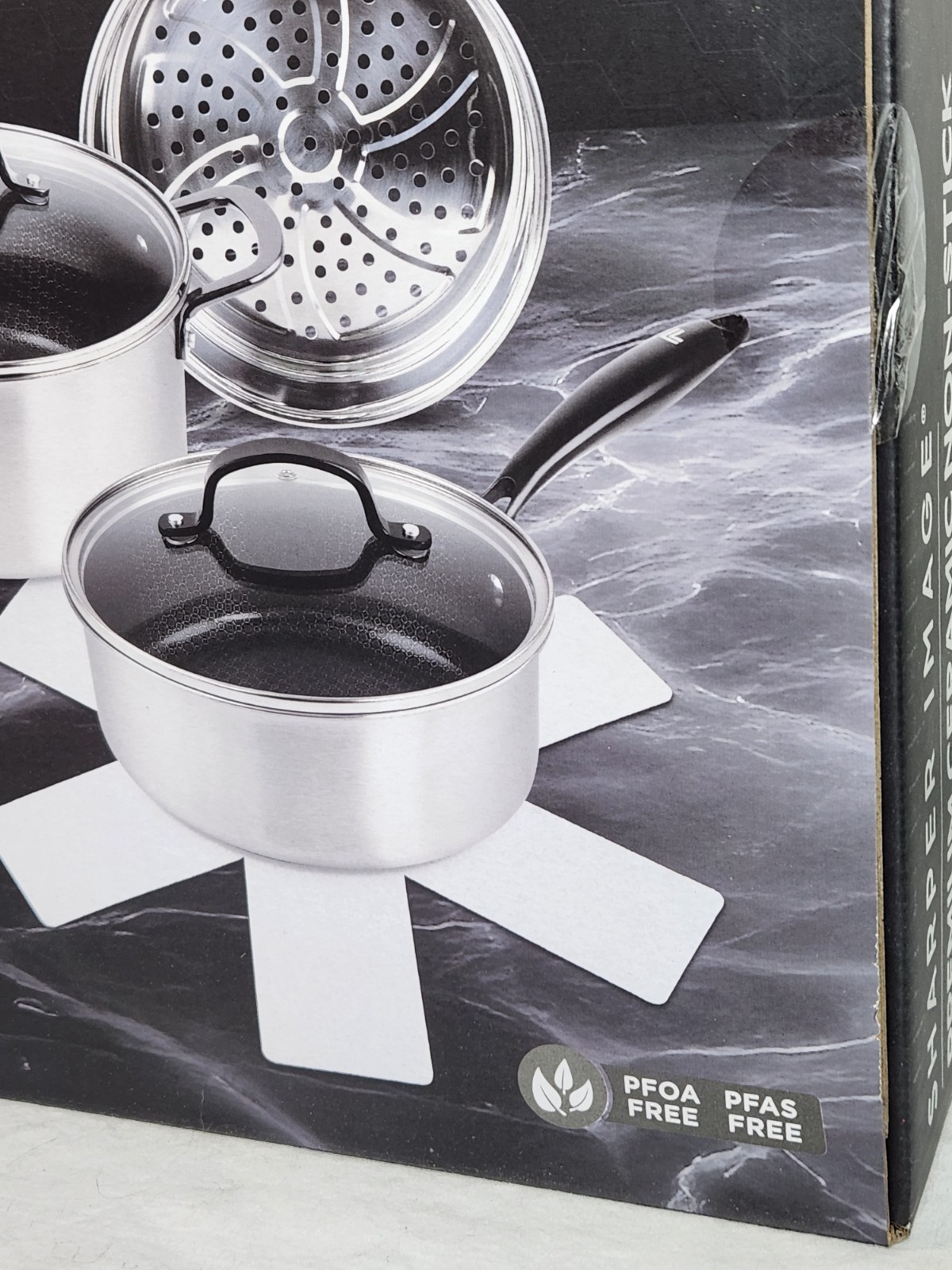 Sharper Image Premium Cookware 10pc Ceramic non stick Tri-ply