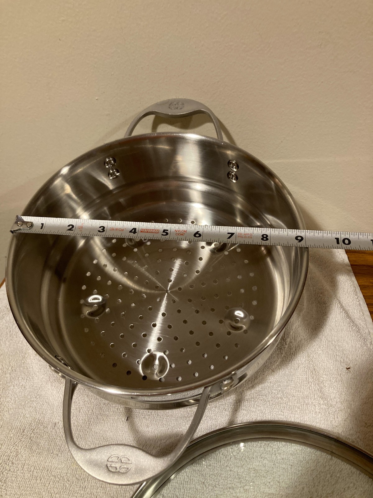 Calphalon Stainless Steel Steamer Insert & Lid 8.5 Inch