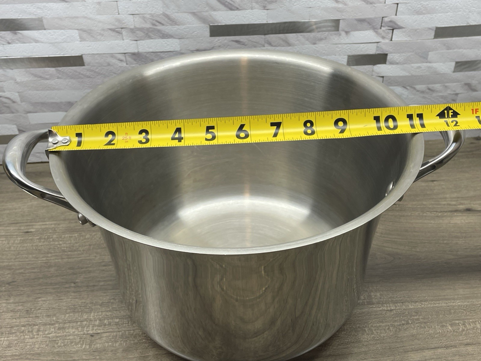 KIRKLAND SIGNATURE PROFESSIONAL QUALITY 8 Qt 7.5 L COPPER CORE STOCKPOT + LID