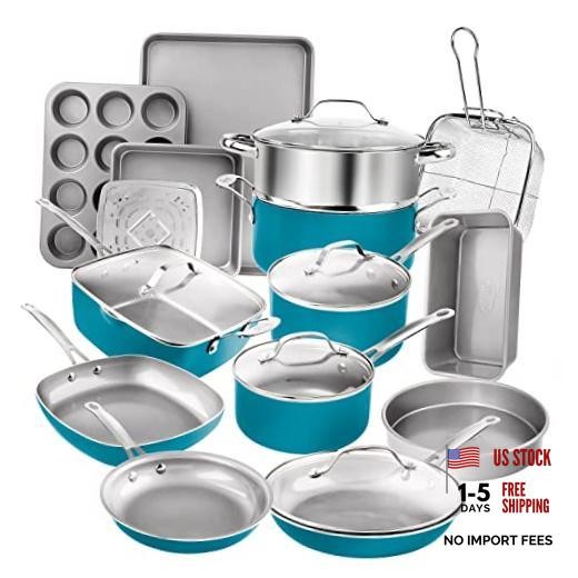 20 Piece Pots and Pans Set Nonstick Cookware Set, Pot and Pan 20 Piece Set