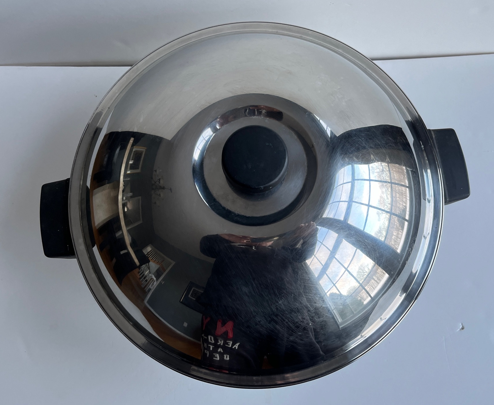 Electric Wok 14″ Stainless Steel 1100 Watts Works Great Hong Kong