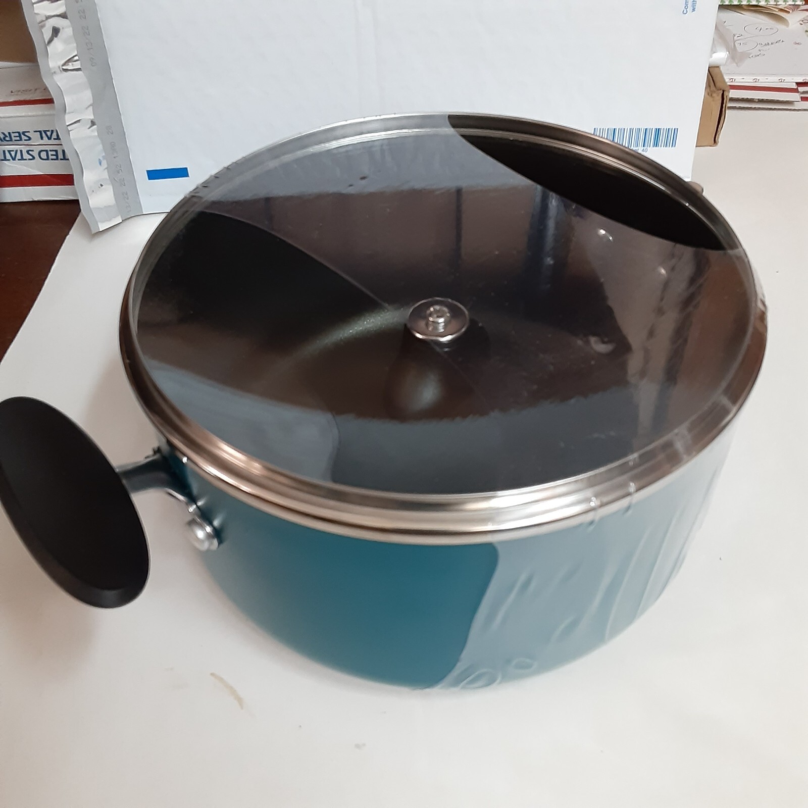 Farberware 4.25 Dutch Oven Blue Missing Handle