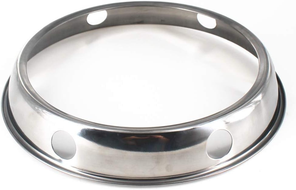 Stainless Steel Wok Ring 7 3/4 and 9 3/4 Inches Supports Wok Stability