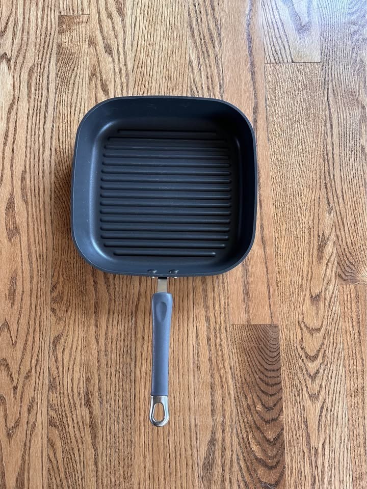 Grill Pan #2868 PAMPERED CHEF Frying Pan Skillet Retired 3 Lbs GRIDDLE