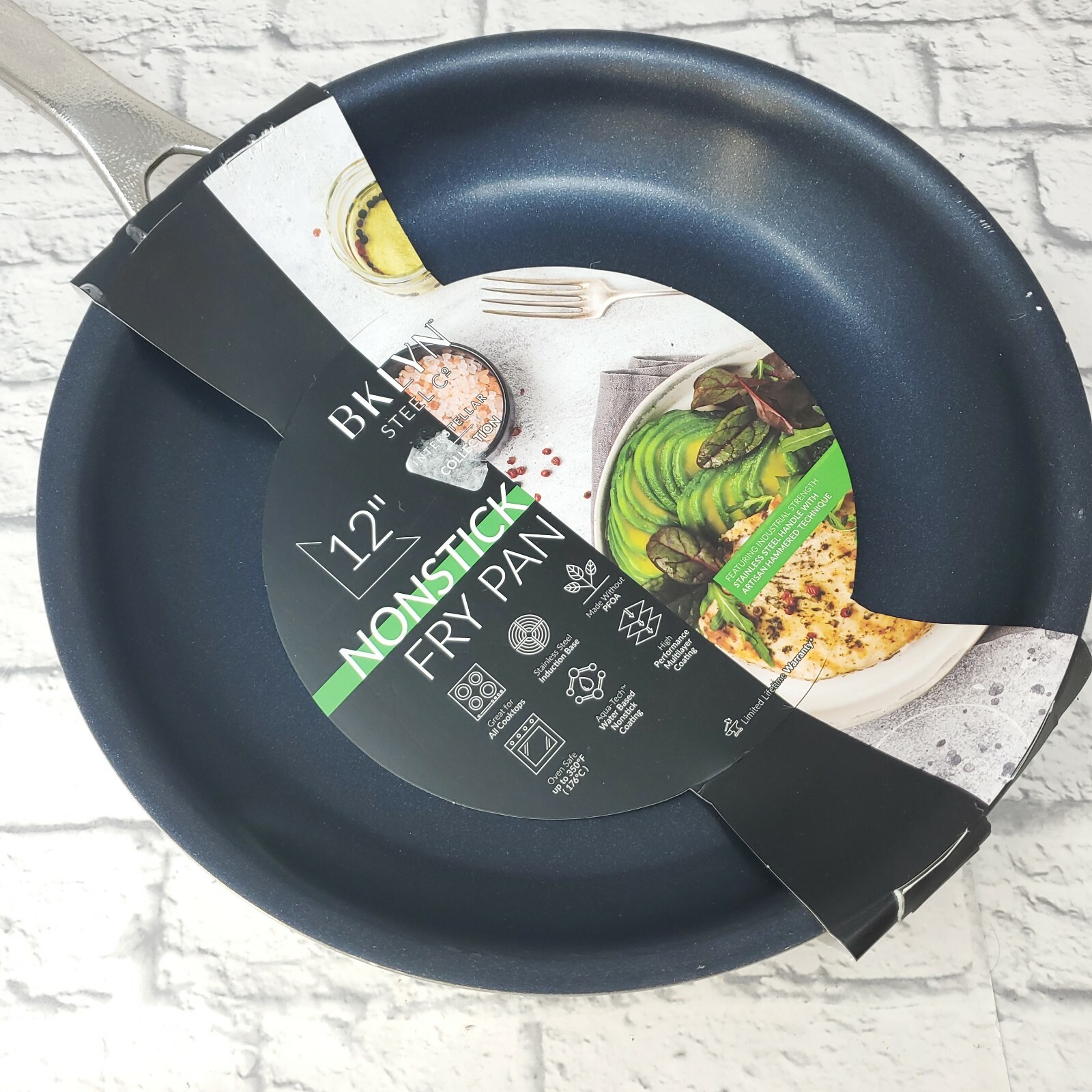 Brooklyn Steel Co. Interstellar Flared Sparkle Cookware Aluminum Fry Pan 12″