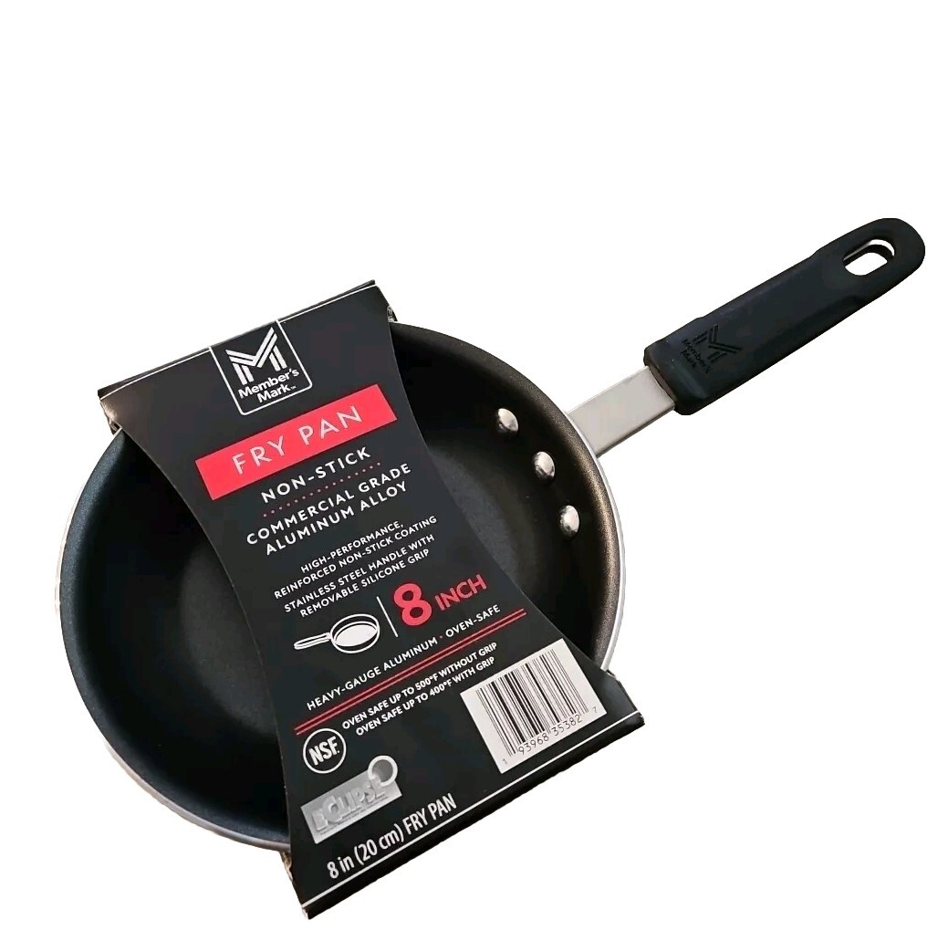 Member’s Mark 8″ ALUMINUM ALLOY NONSTICK RESTAURANT FRYING PAN EASY TO CLEAN