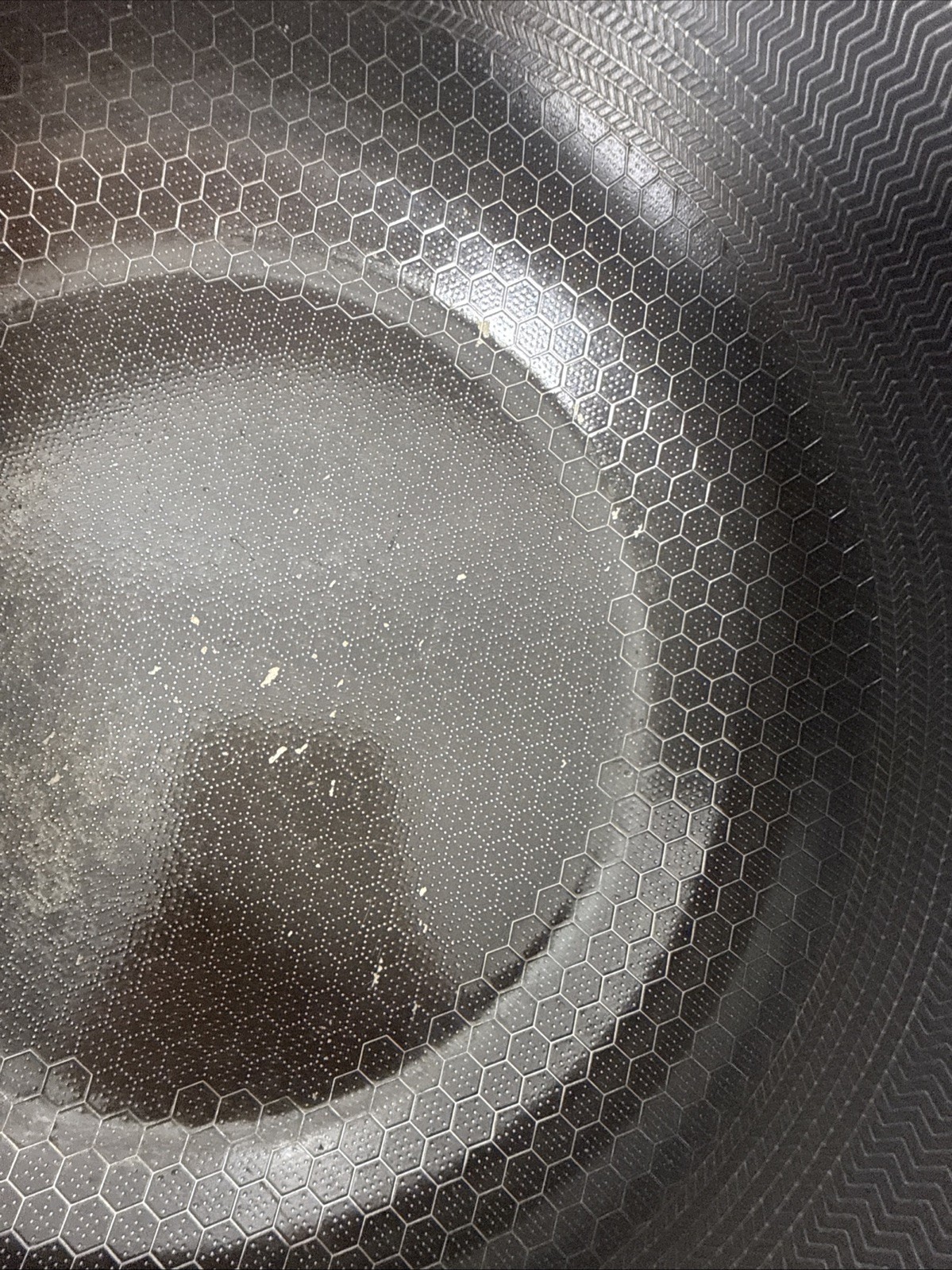 Hexclad Hybrid Nonstick 3 QT Quart Saucepan Pot 8″ With Glass Lid *AS IS*