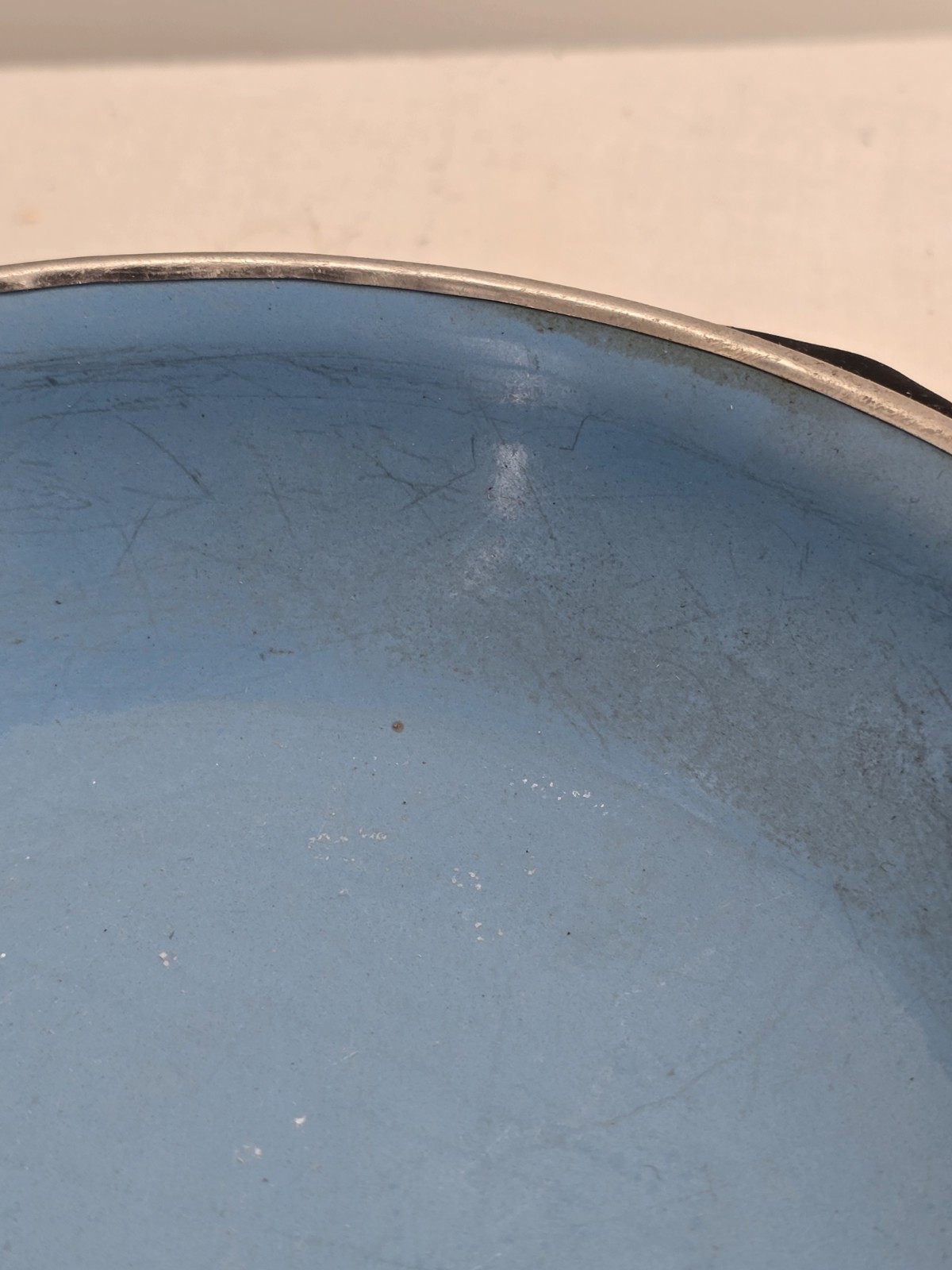 VTG Mid Century Modern Yugoslavian Emo Celje 3-Piece Enamel Nesting Sauté Pans