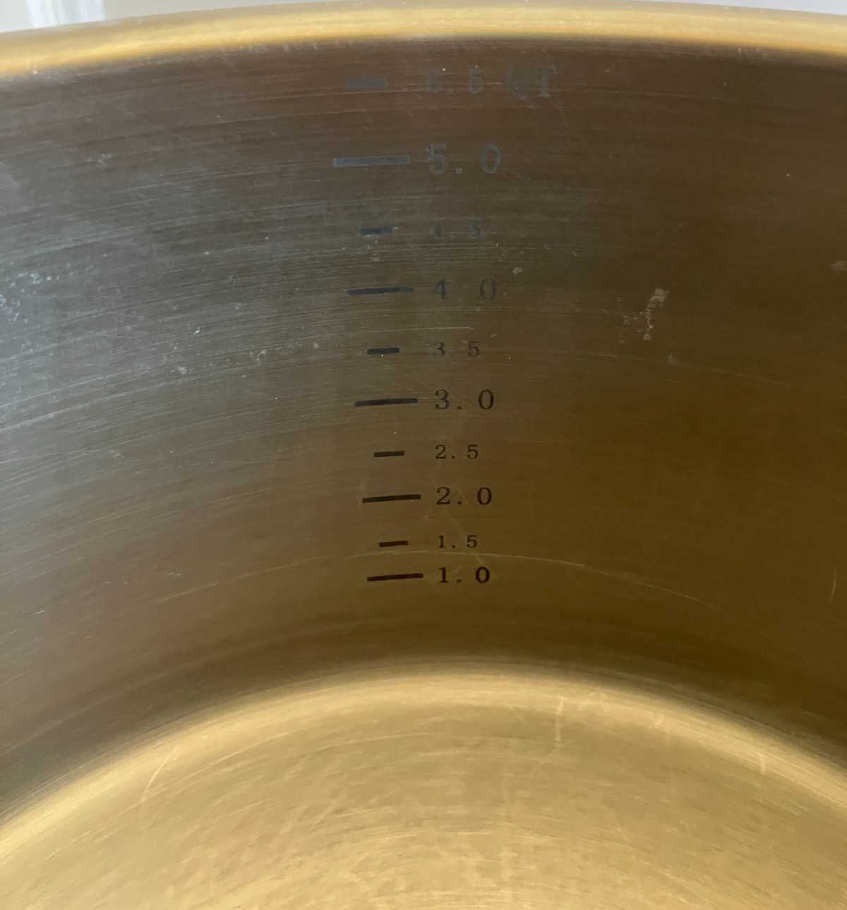 Kenmore Elite 3 Ply Cladded Stainless Steel Stock Pot 6 QT Induction Suitable