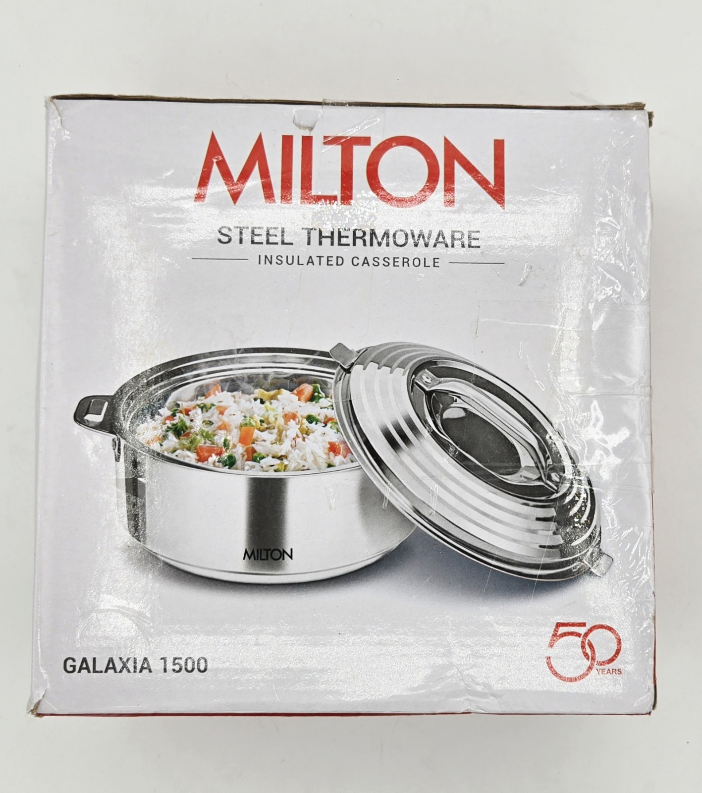 Milton Galaxia 1500 – Casserole for Hot Food, Insulated Stainless Steel Hot Pot