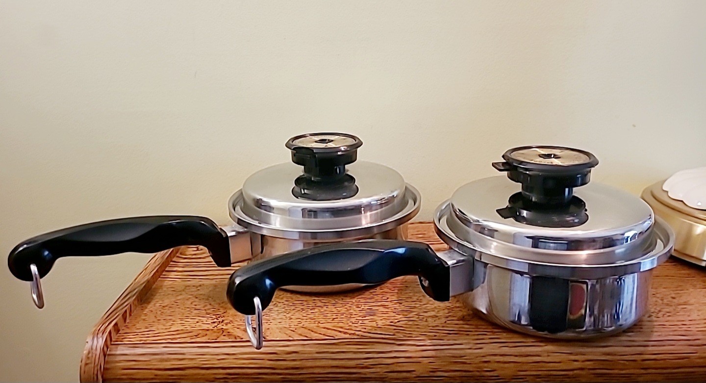 Olde Worlde Thermium Multi-Plex Stainless Steel Saucepan & Lid 1 Quart Set