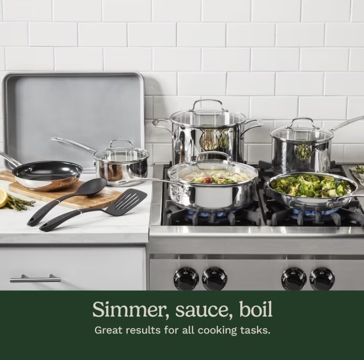 Cuisinart Advantage Pro Series 2.5 Qt Stainless Steel Saucepan with Tempered