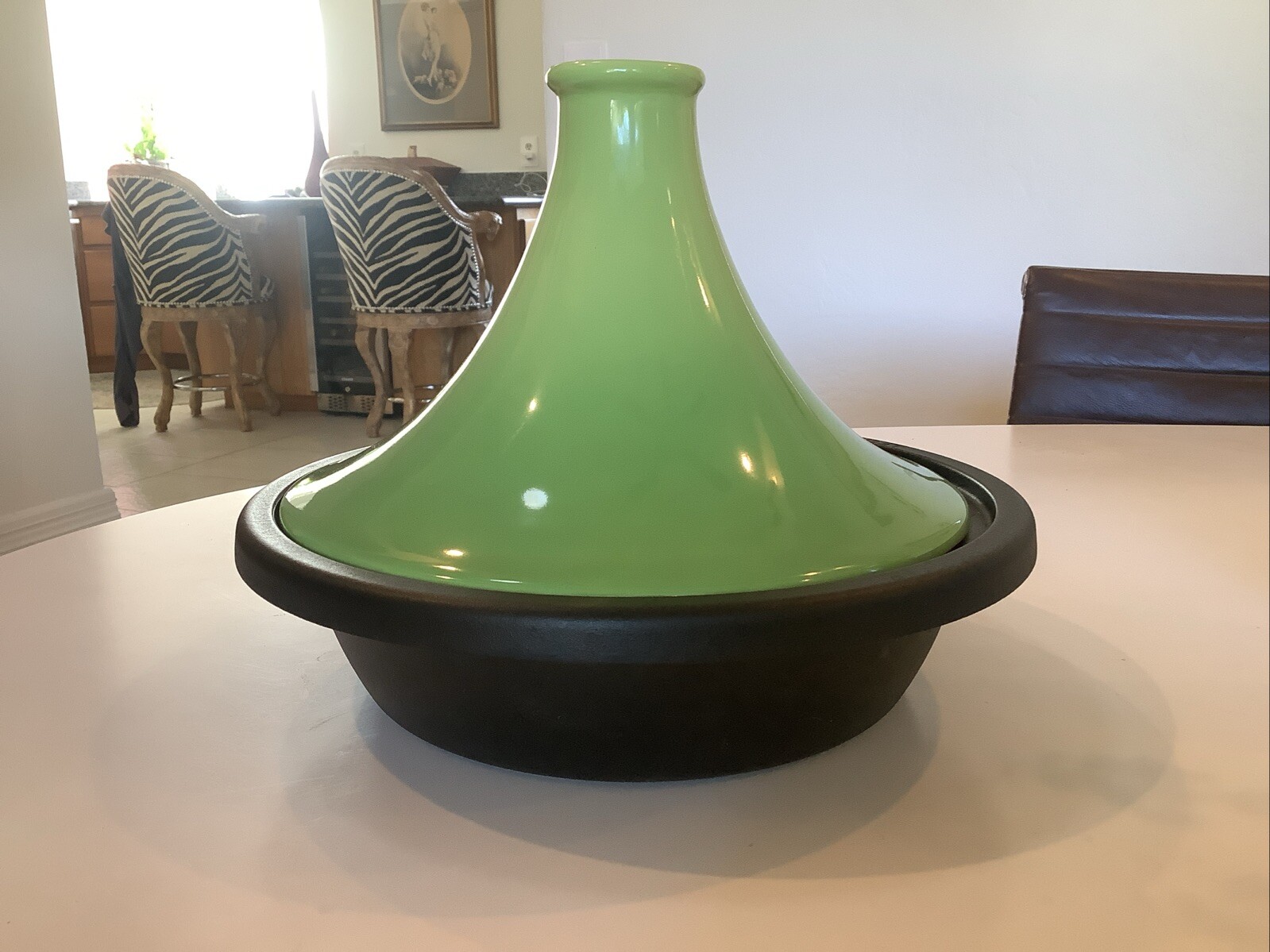 Le Creuset Tagine 27cm 2.5 Qt Cast Iron Ceramic Top Retired WOW