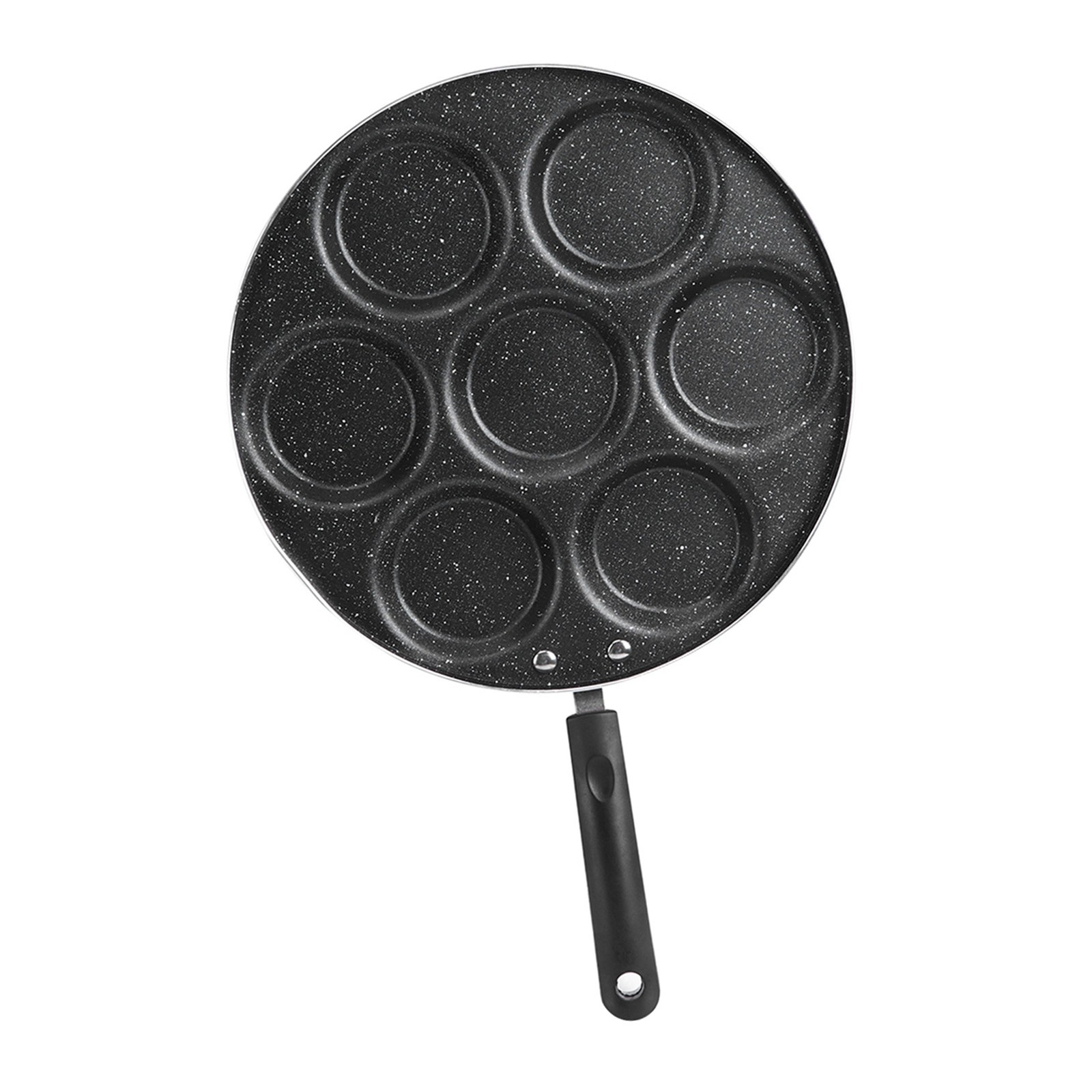 7-Hole Non Stick Cooking Pan For Fried Eggs Burger Mold Kitchen Supplies ZXS