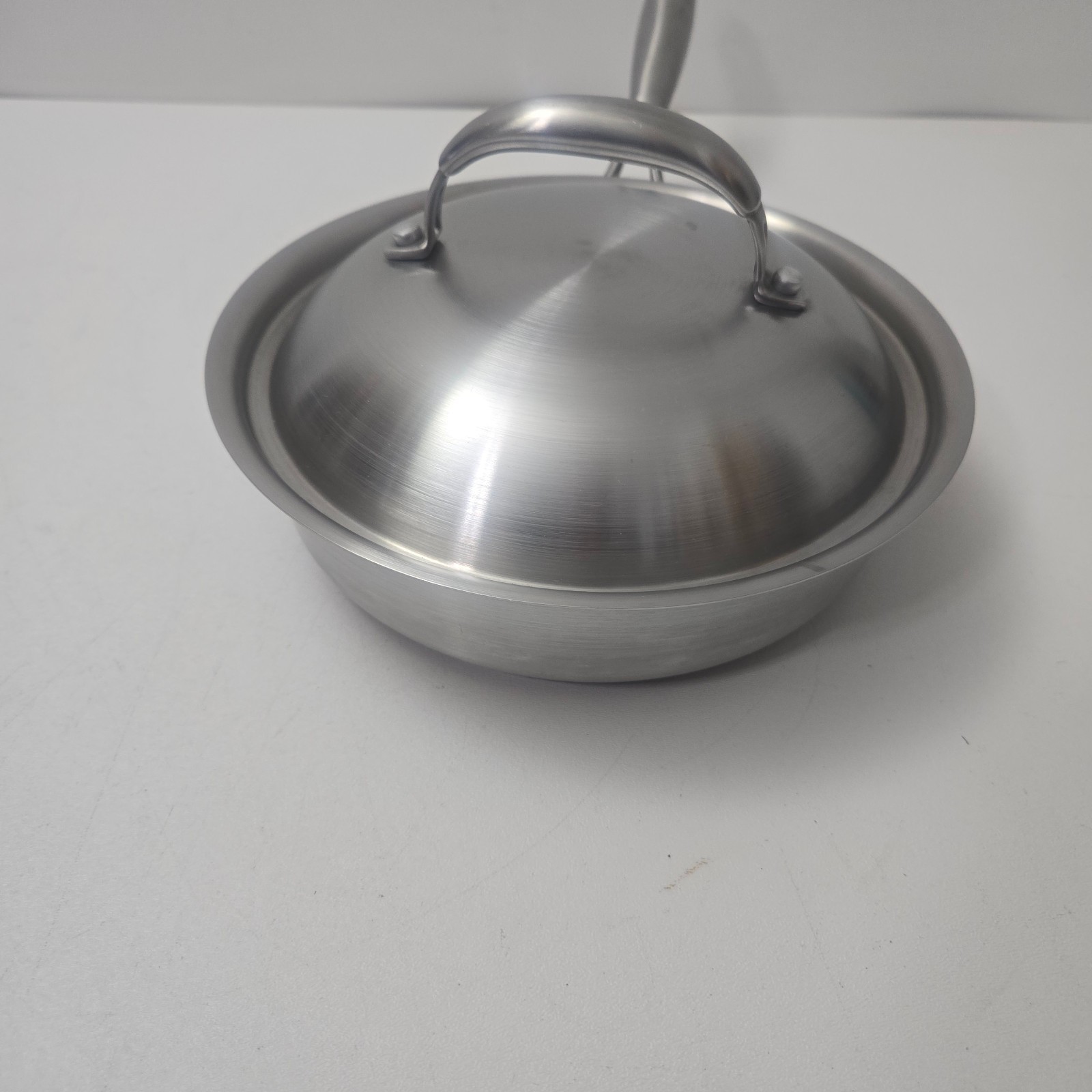 Technique Ti 9in 22cm 18/10 Stainless Steel Frying Pan Skillet Heavy Duty W/Lid