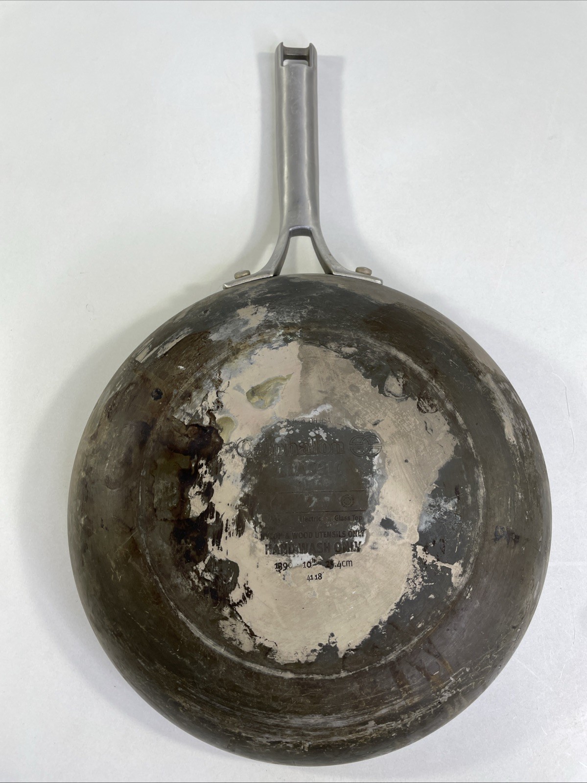 Calphalon Chefs Pan 10″ Classic Skillet Non-Stick Aluminum Fry Sauté Pot no Lid