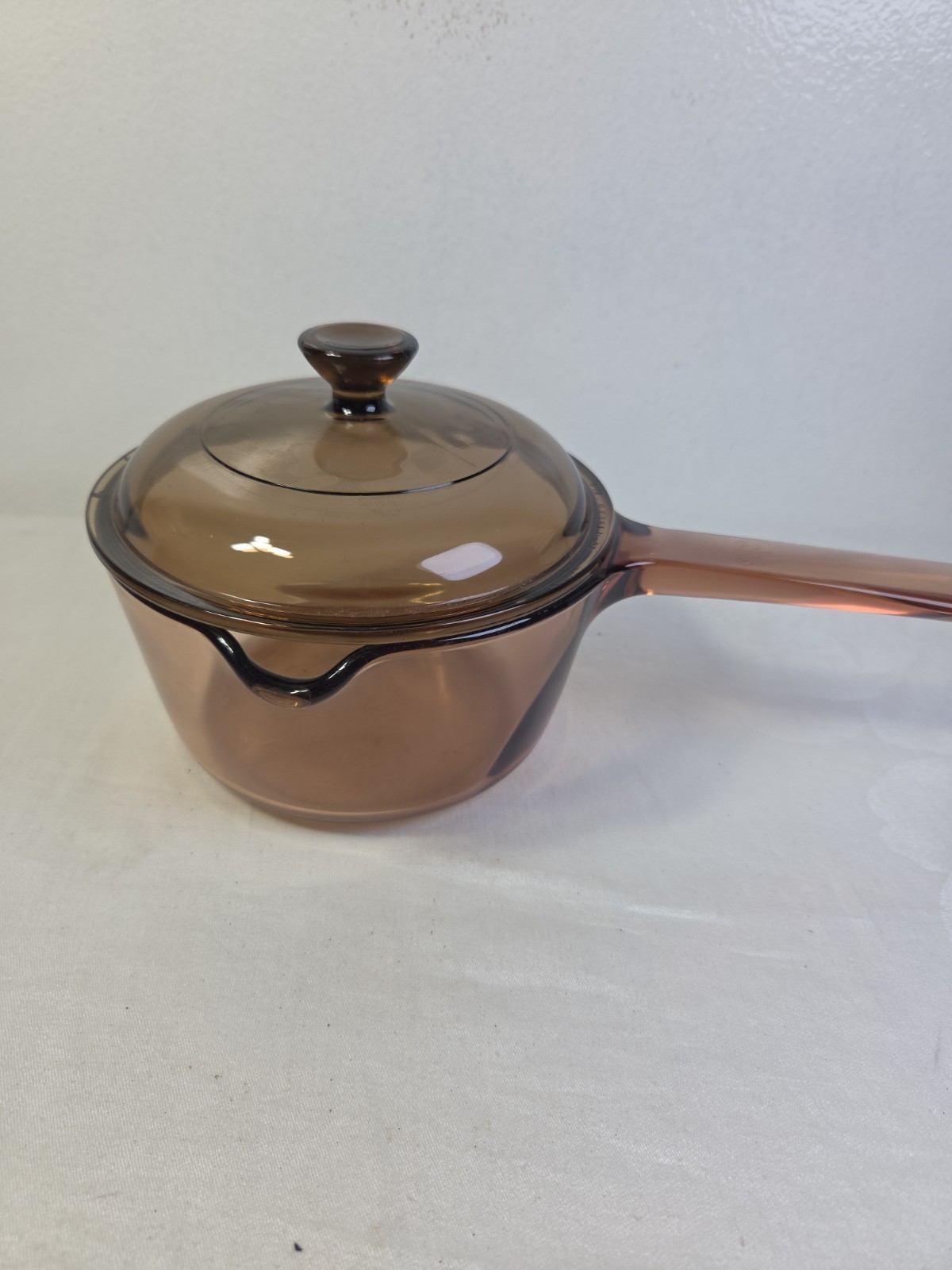 VISIONS Pyrex G.V-1-C Glass Saucepan Brown Transparent With Lid Two-Piece Set