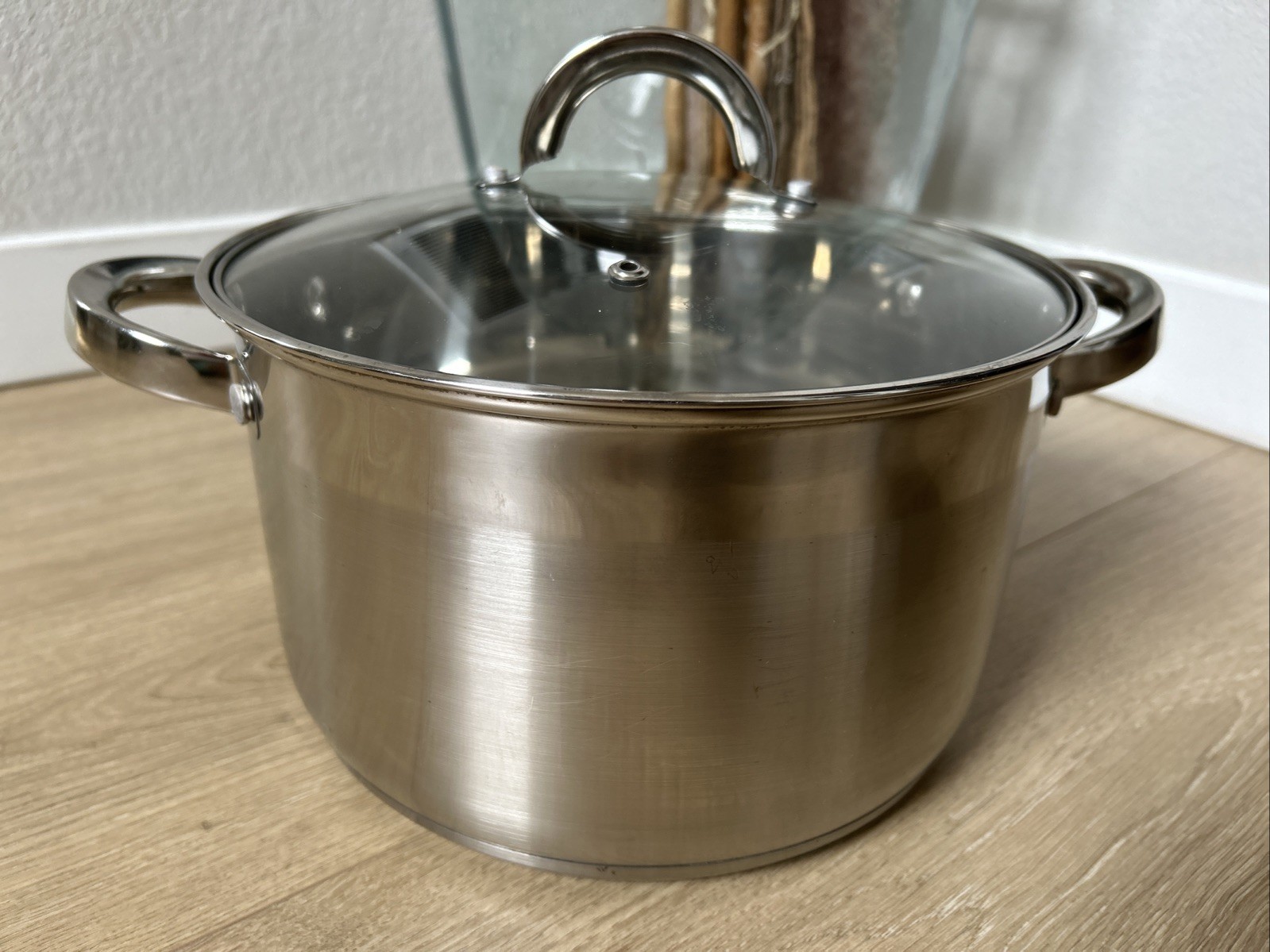 Bergner Essential Series Stainless Steel 5 quart Casserole Lid Cookware Italy
