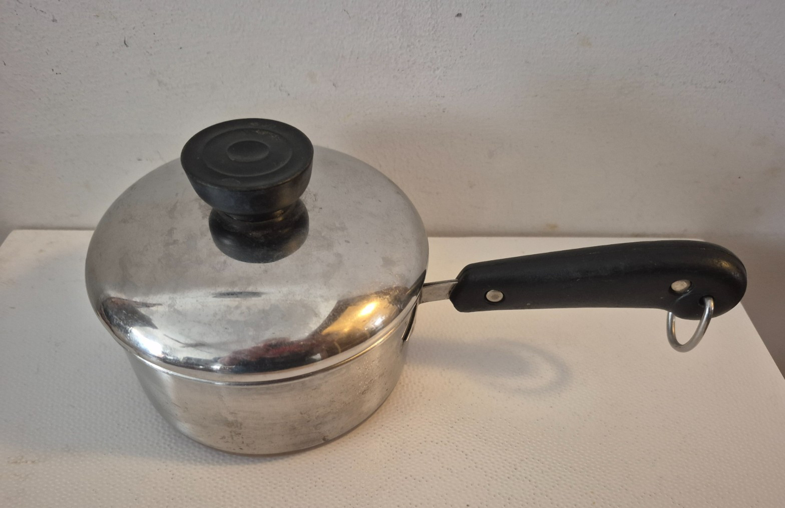 Vintage 3/4 Qt Revere Ware Saucepan with Lid – Copper Clad Bottom