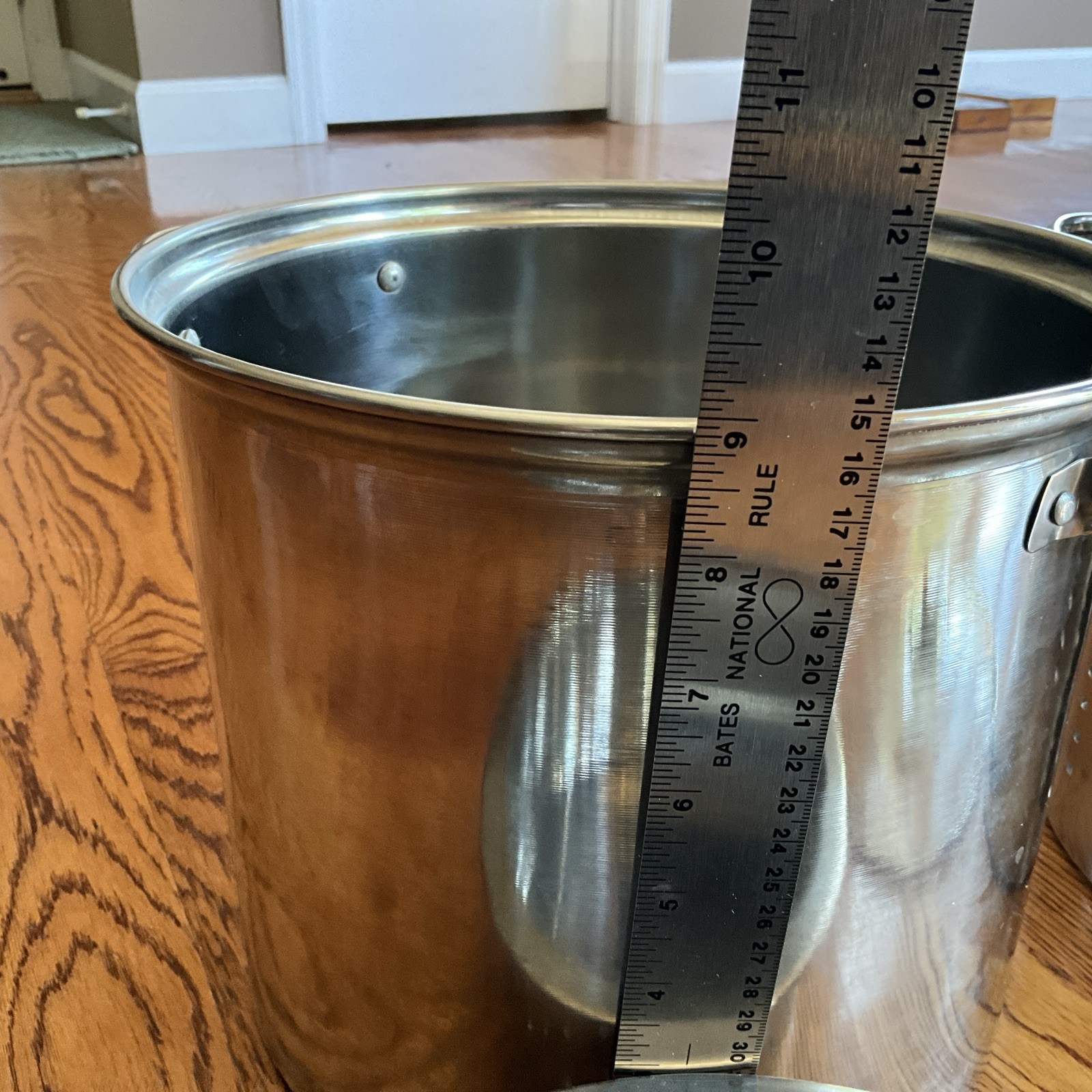 Stainless Steel 12 Qt Multi Pot Steamer /Pasta Strainer Lid 4 Piece