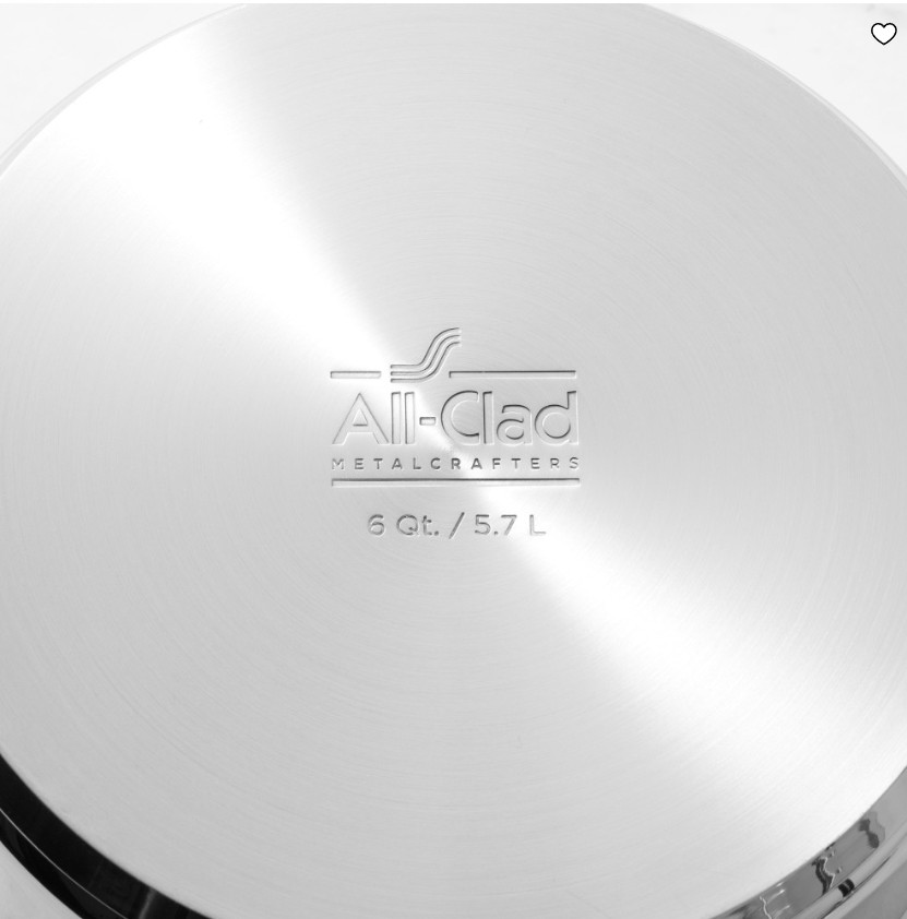 All-Clad Simply Strain Stainless-Steel Multipot with Strainer, 6-Qt.