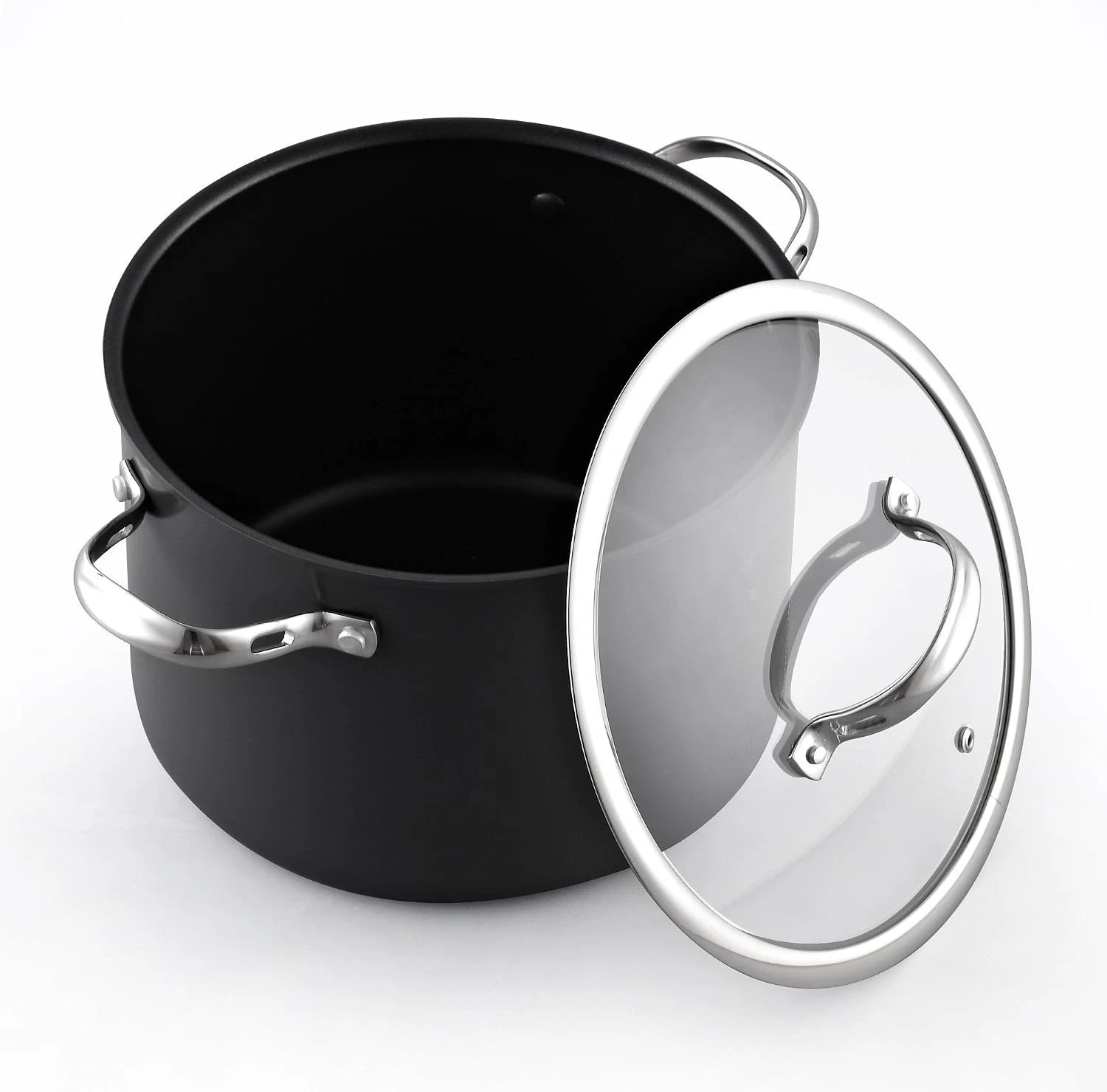 Stylish 8 Quart Dutch Oven with Hard Anodized Nonstick Coating-Limited Induction