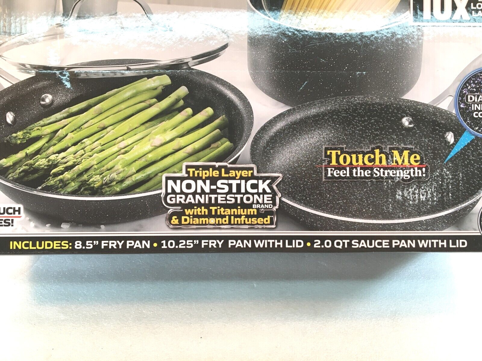 GRANITEWARE DIAMOND Non-Stick 5 Piece Cookware Set