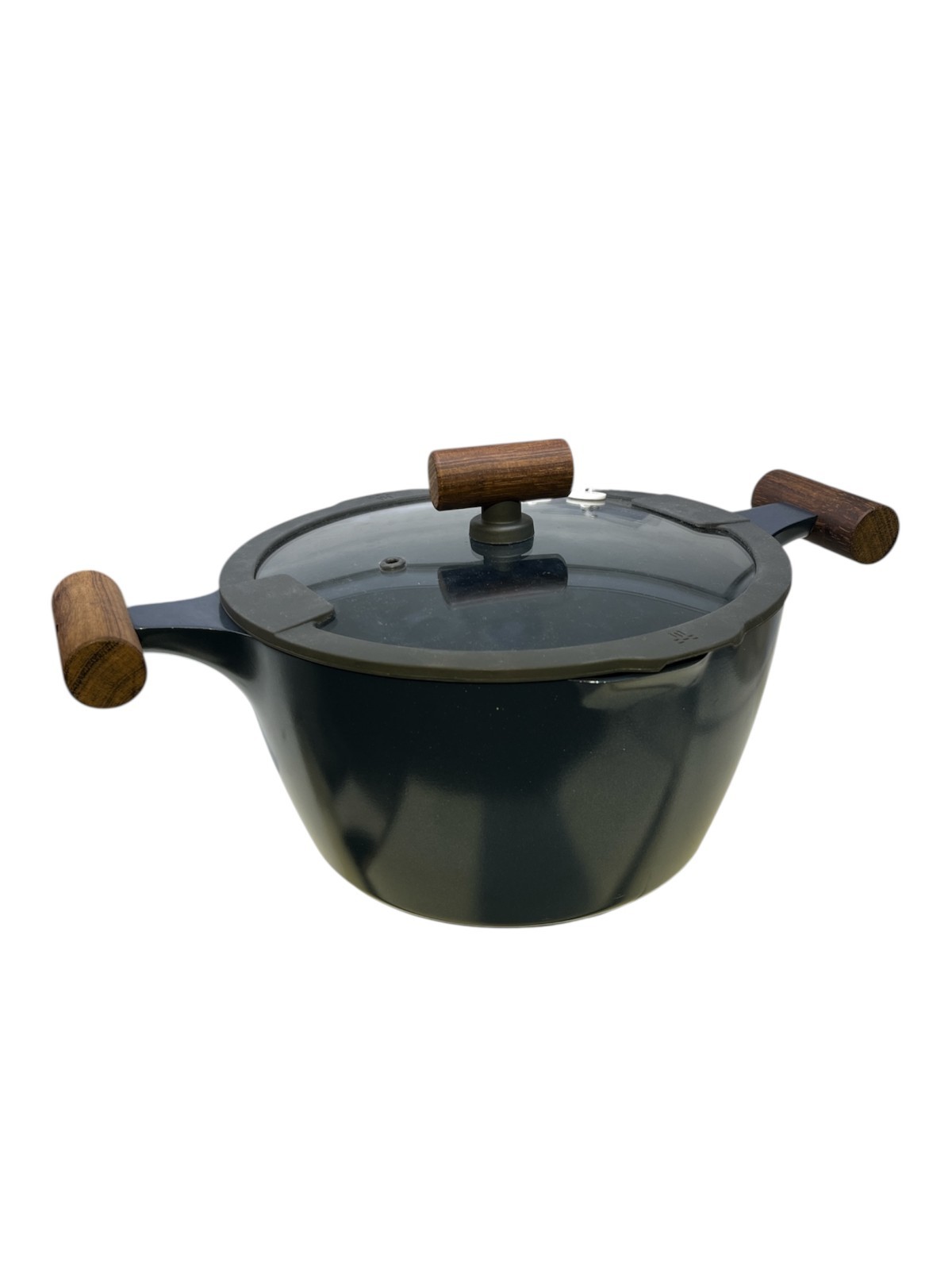 New IKEA KLIPPFISK Black-Blue Non-Stick Pot With Lid 5 L (5.3 qt) 906.025.15
