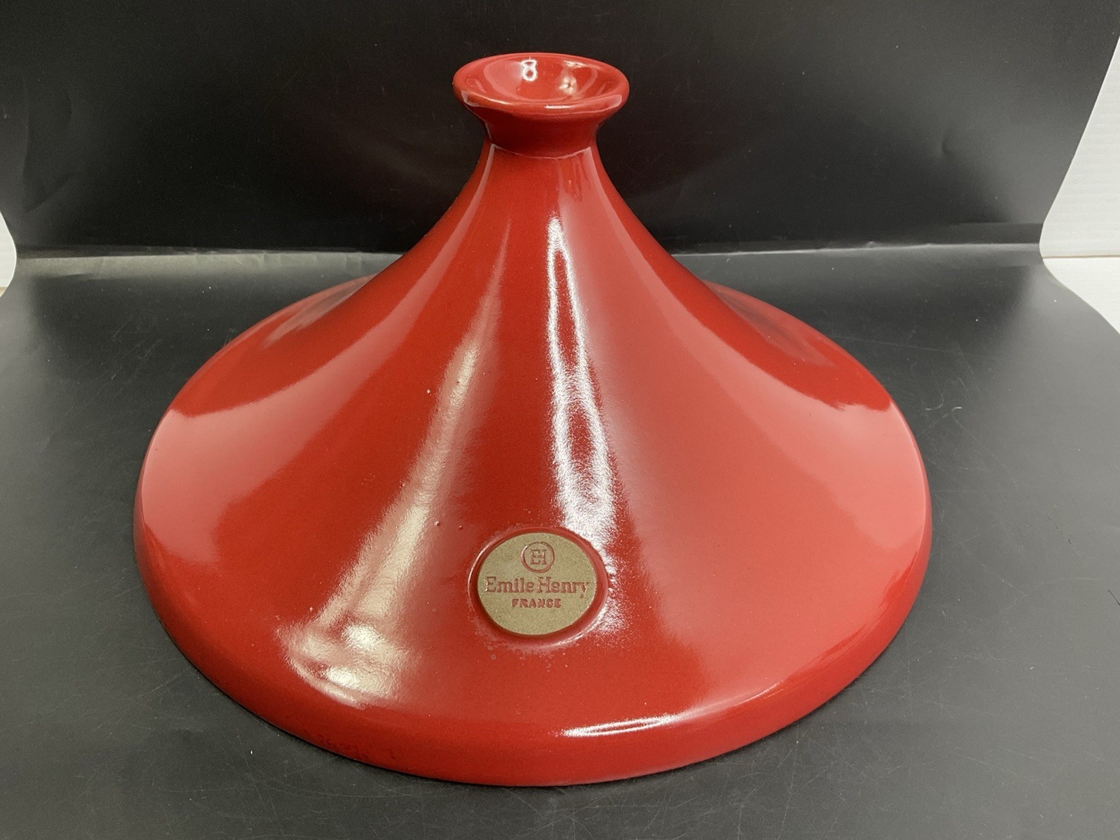 Emile Henry Flame Tagine 3.7 qt Red , Made in France