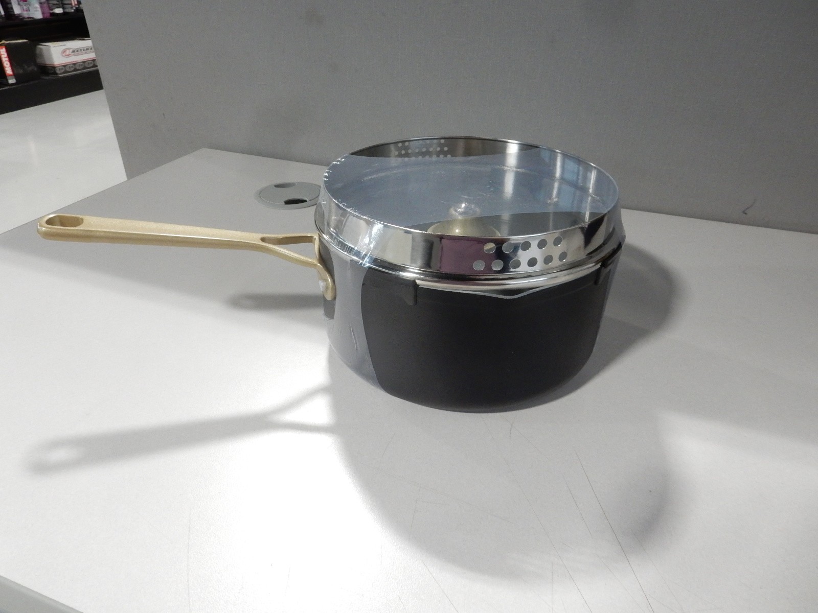 Kitchen & Table by HEB Non-Stick Sauce Pan 3QT Classic Black