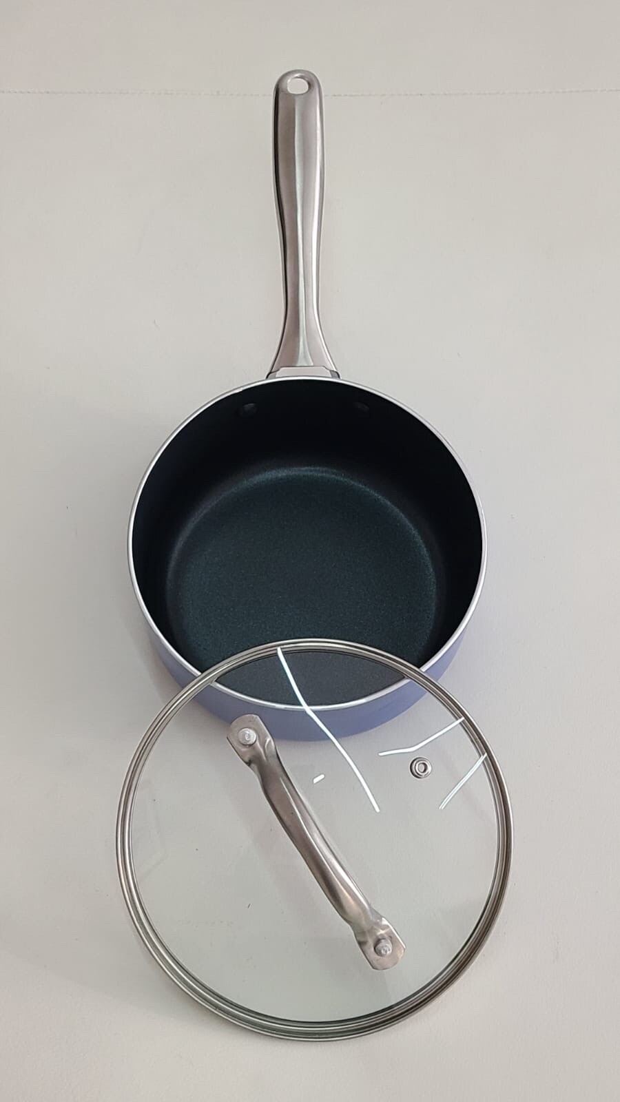 Sedona Kitchen 10 Piece Nonstick Cookware Set Navy