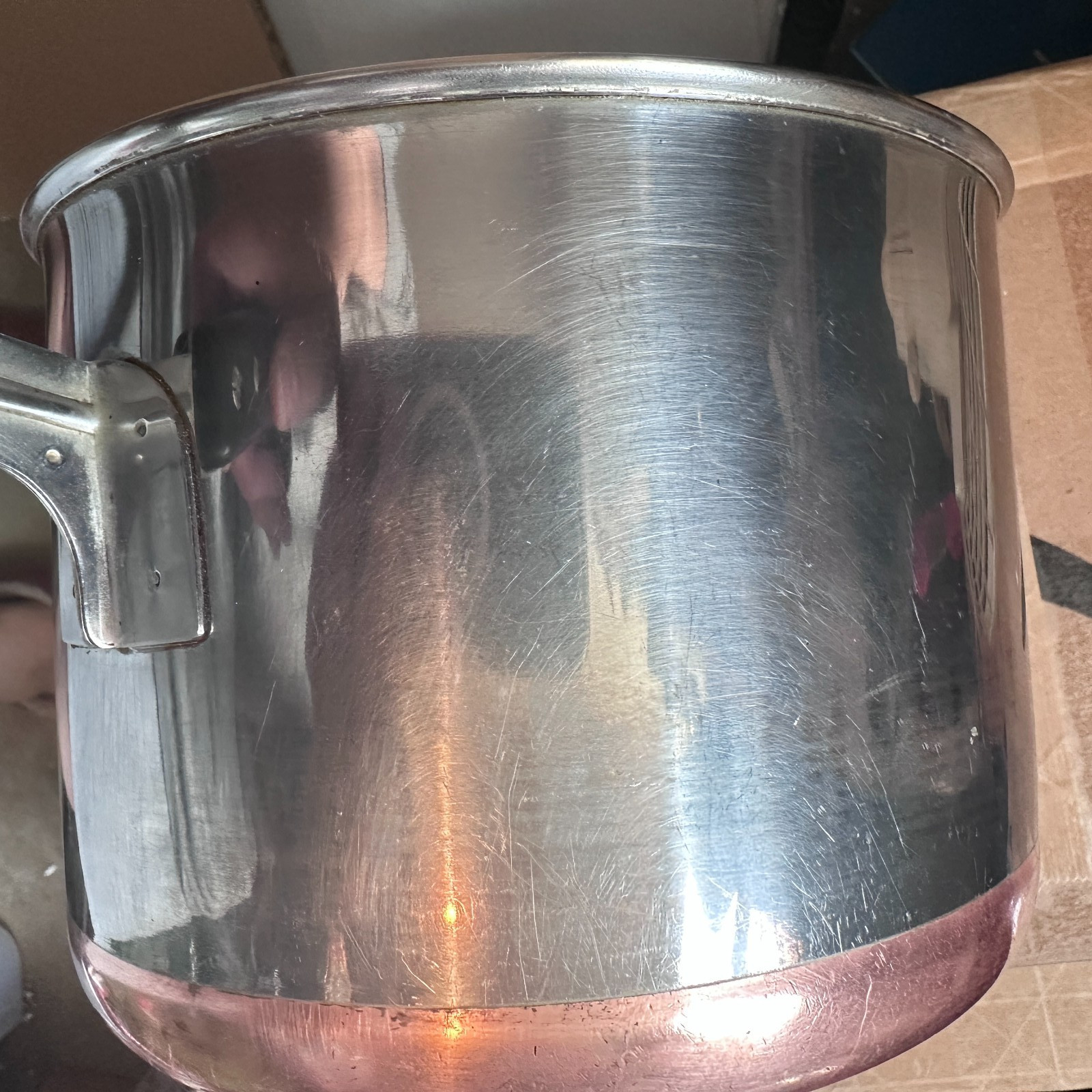 Revere Ware 3 Qt Single Circle Saucepan Bakelite Handle 1936 – 1946 RARE