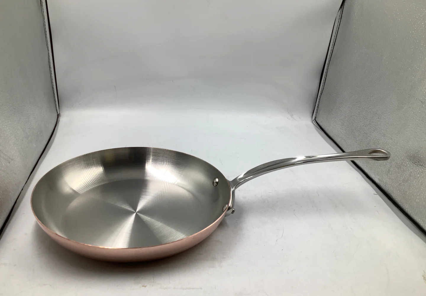Mauviel M’150 S Copper Frying Pan With Cast Stainless Steel Handle, 10.2 In.
