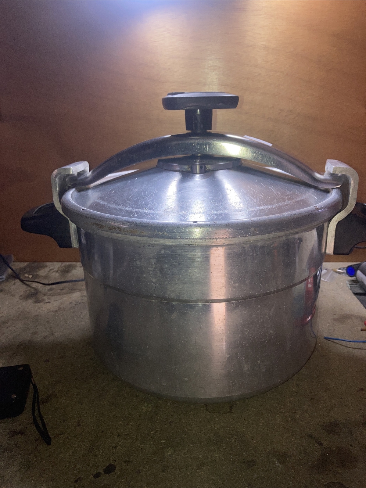 (D18) Antique Casserole Minute SEB 8 Liters Aluminum Vintage