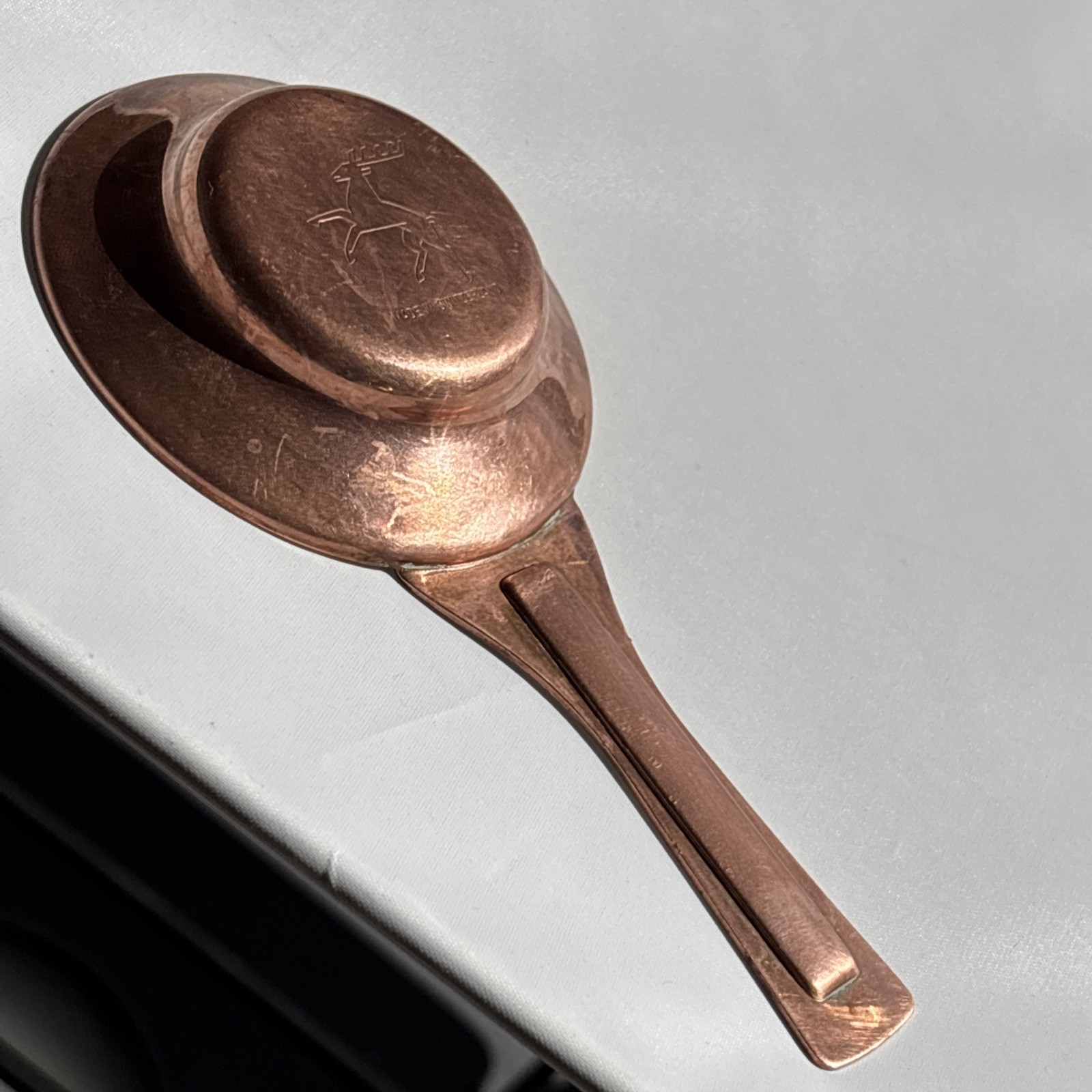 Vintage Spring Culinox Copper Fondue Pan Lids Sterno Burner Stand Forks Swiss