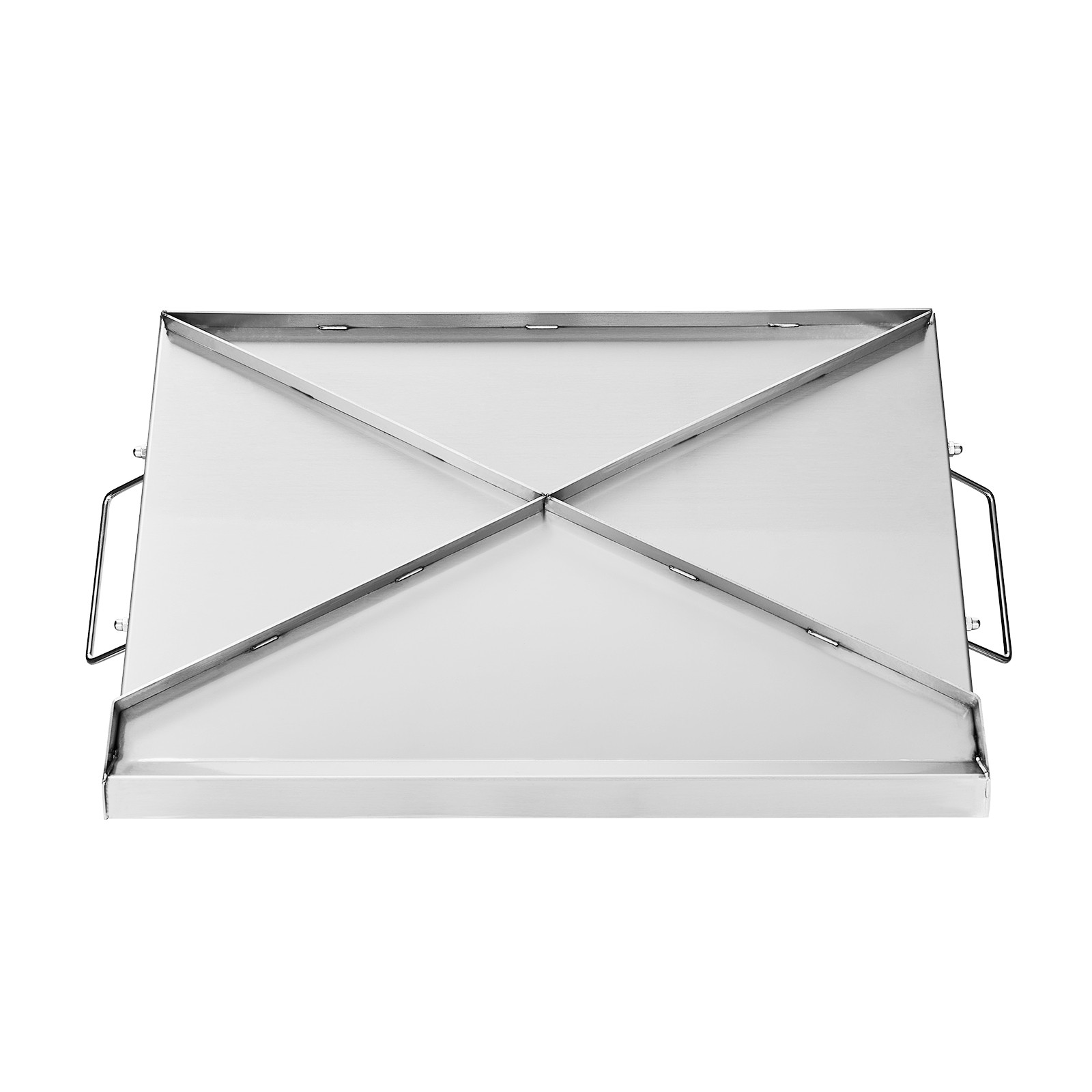 23×16 in Flat Top Griddle Stainless Steel BBQ Grill Pan