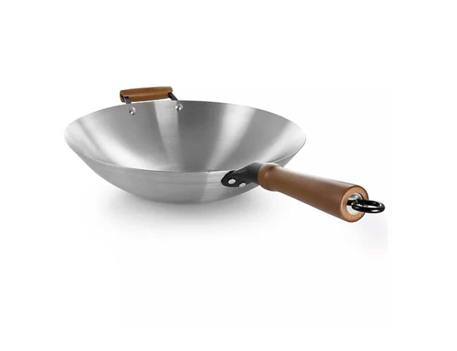 Oster Sangerfield 14 in Stainless Steel Flat Bottom Wok
