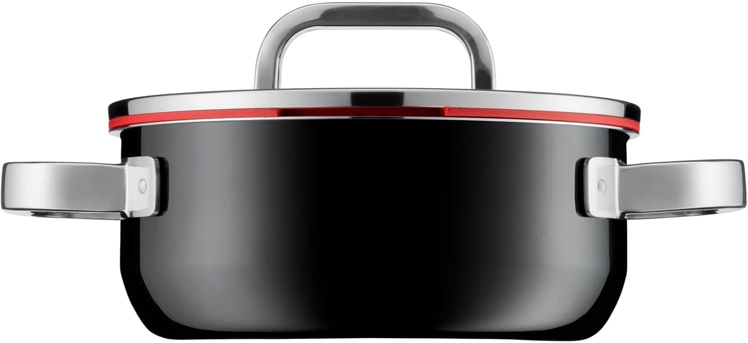 WMF 0517205290 Fusiontec Functional Black Low Casserole 20 cm Ø-2.4 l, Plastics