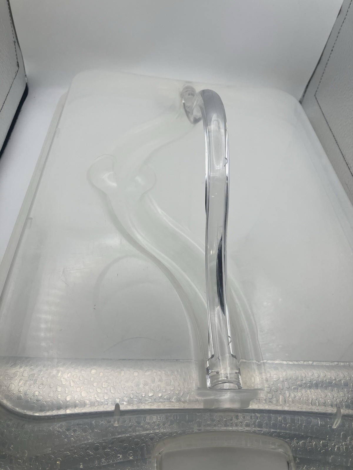 Goodcook Bake-N-Take Clear Plastic Oblong Handled LID ONLY for 9″x13″ pan USED