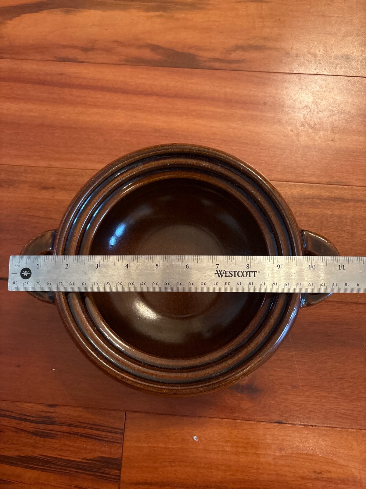 beautiful hand thrown, brown donabe iga mono