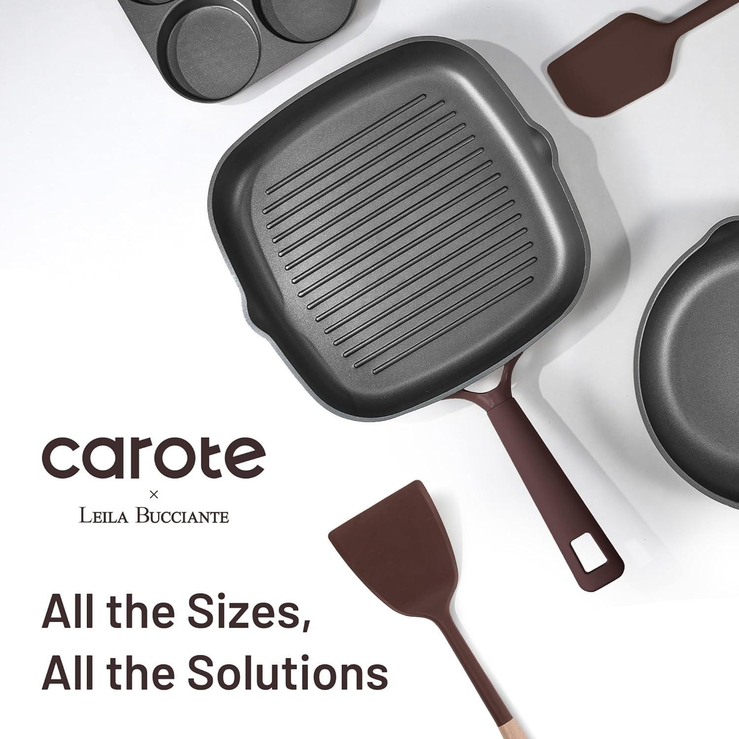 31PCS Pots and Pans Set, Nonstick Cookware Set Kitchen Non Stick Induction Ti…