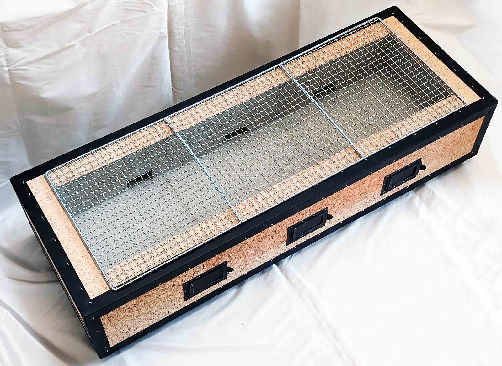 Japanese Yakitori BBQ Diatomite Charcoal Grill Barbecue Hibachi Konro 92 x 35cm