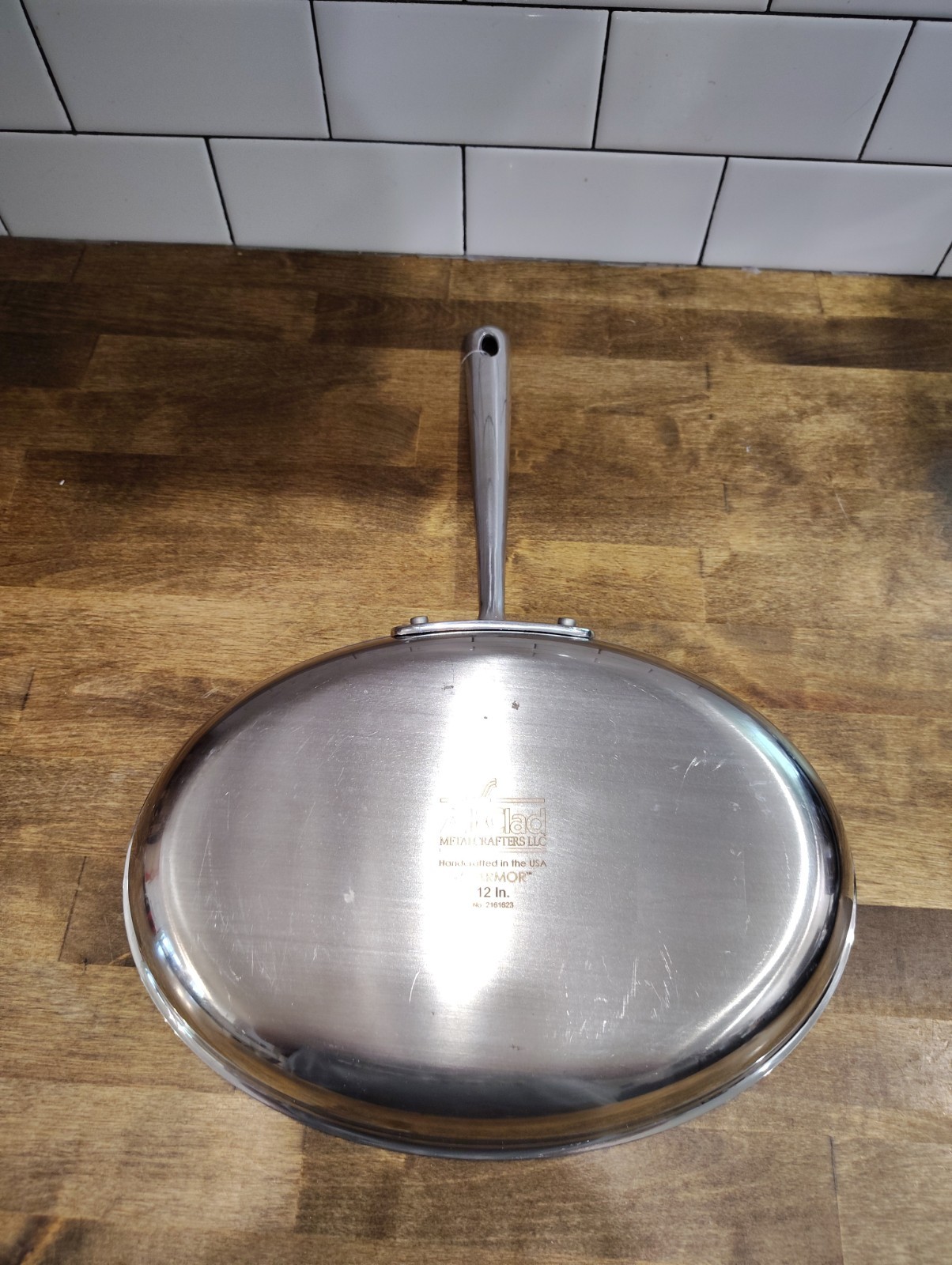 ALL CLAD d3 ARMOR 12″ No 1221720 FRY PAN GRILL SKILLET NEW