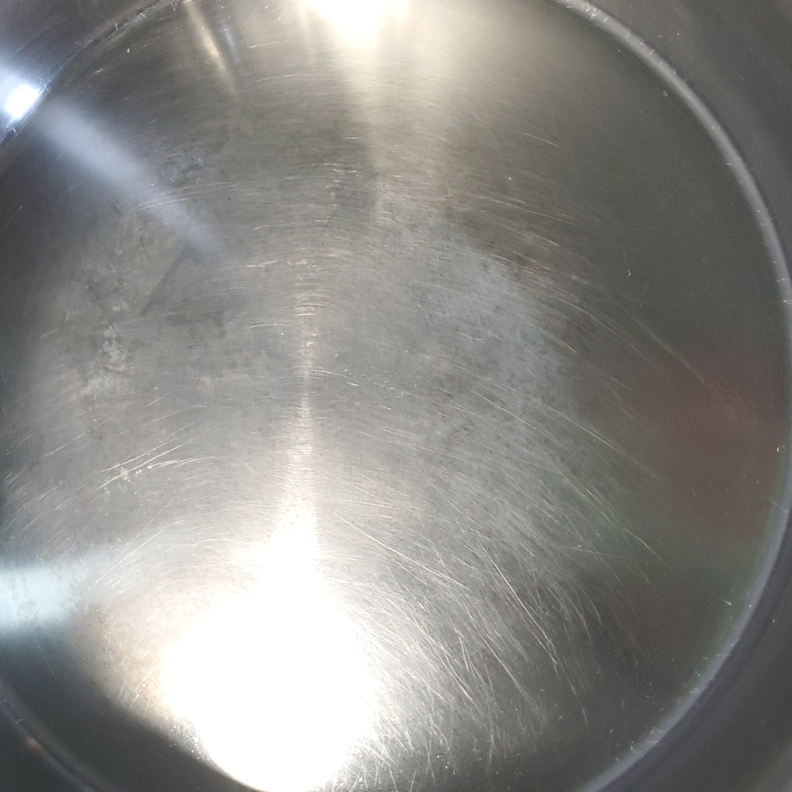 Calphalon 3 QT Quart Stainless Steel Pan Skillet Saute w/Glass Lid #5003 – READ